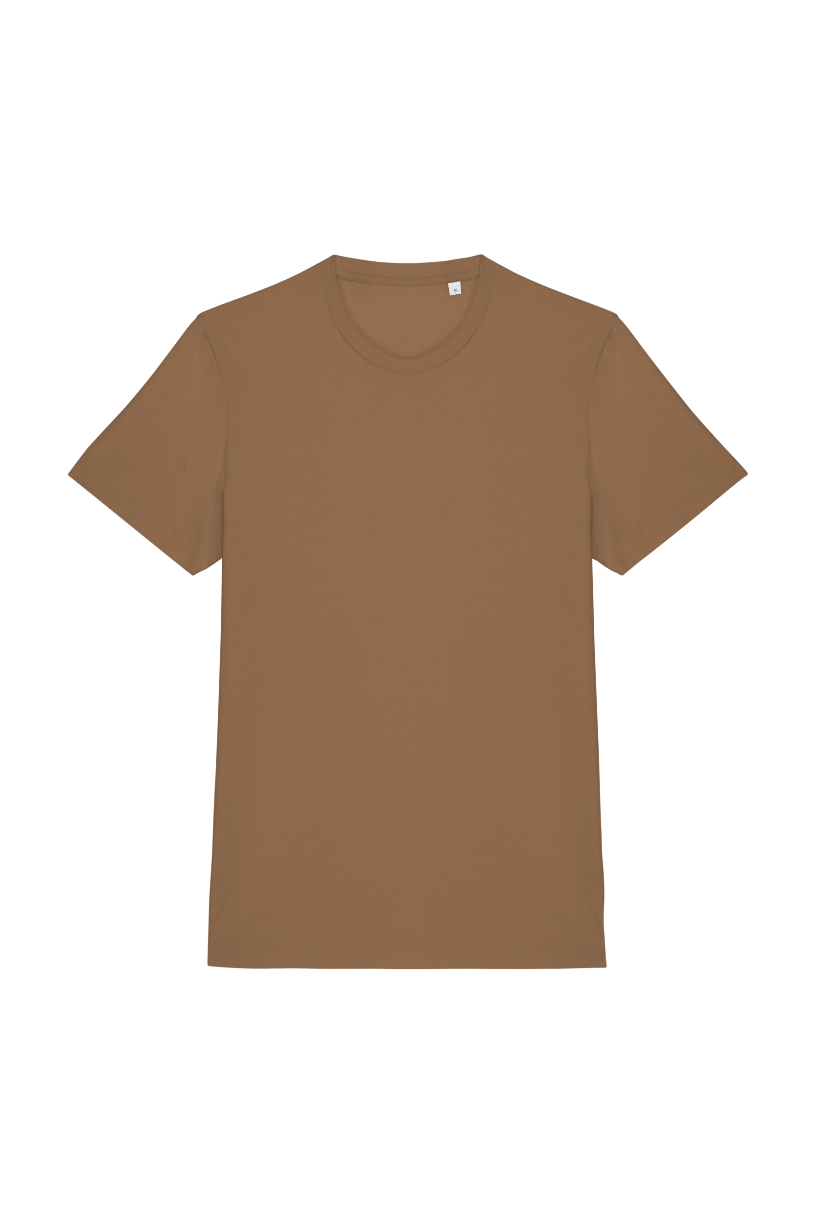 T-shirt Sustentável Unissexo em Algodão Biológico Ringspun - Camel escuro
