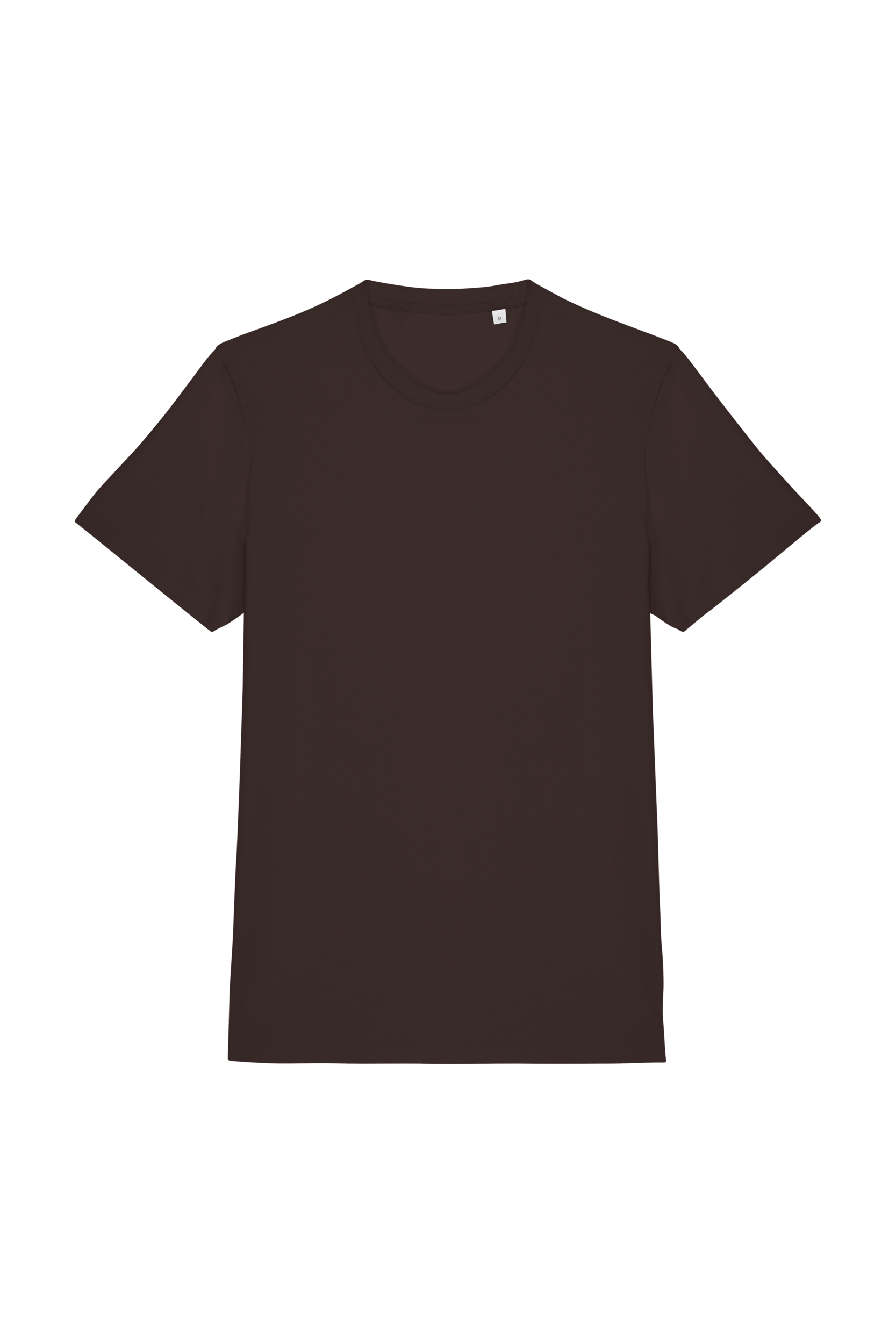 T-shirt Sustentável Unissexo em Algodão Biológico Ringspun - Chocolate intenso
