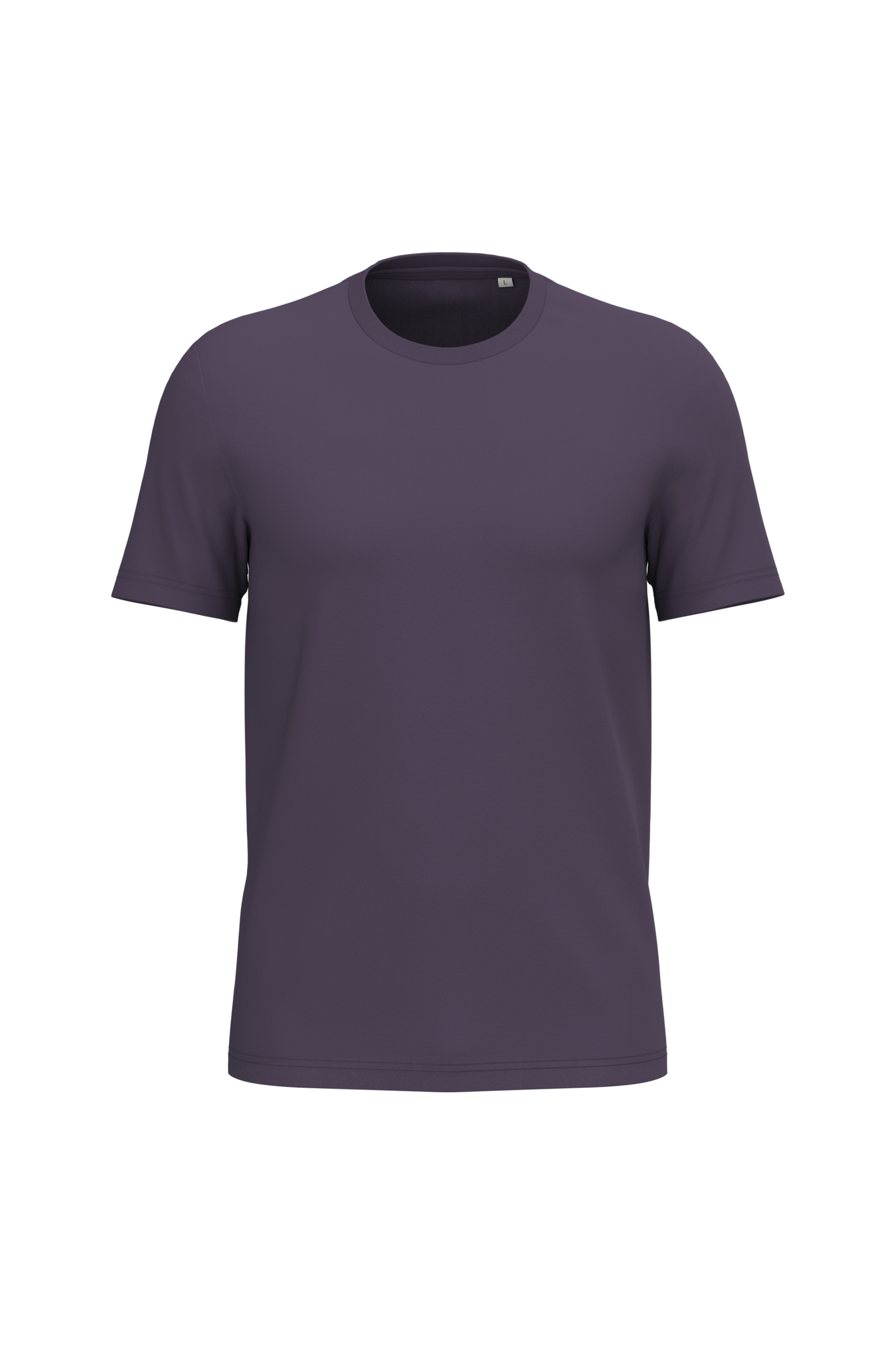 T-shirt Sustentável Unissexo em Algodão Biológico Ringspun - Ameixa escura