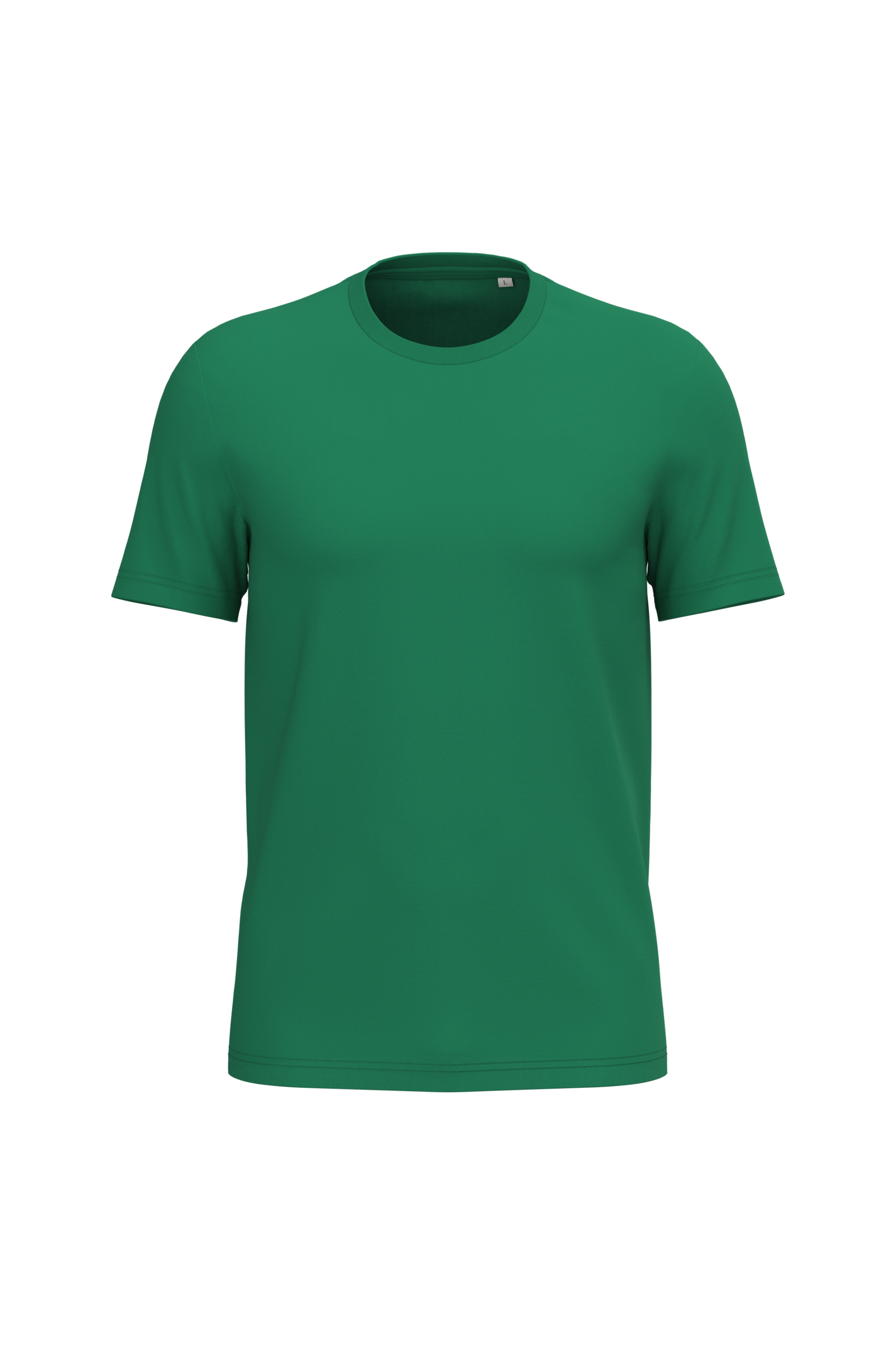 T-shirt Sustentável Unissexo em Algodão Biológico Ringspun - Verde campo