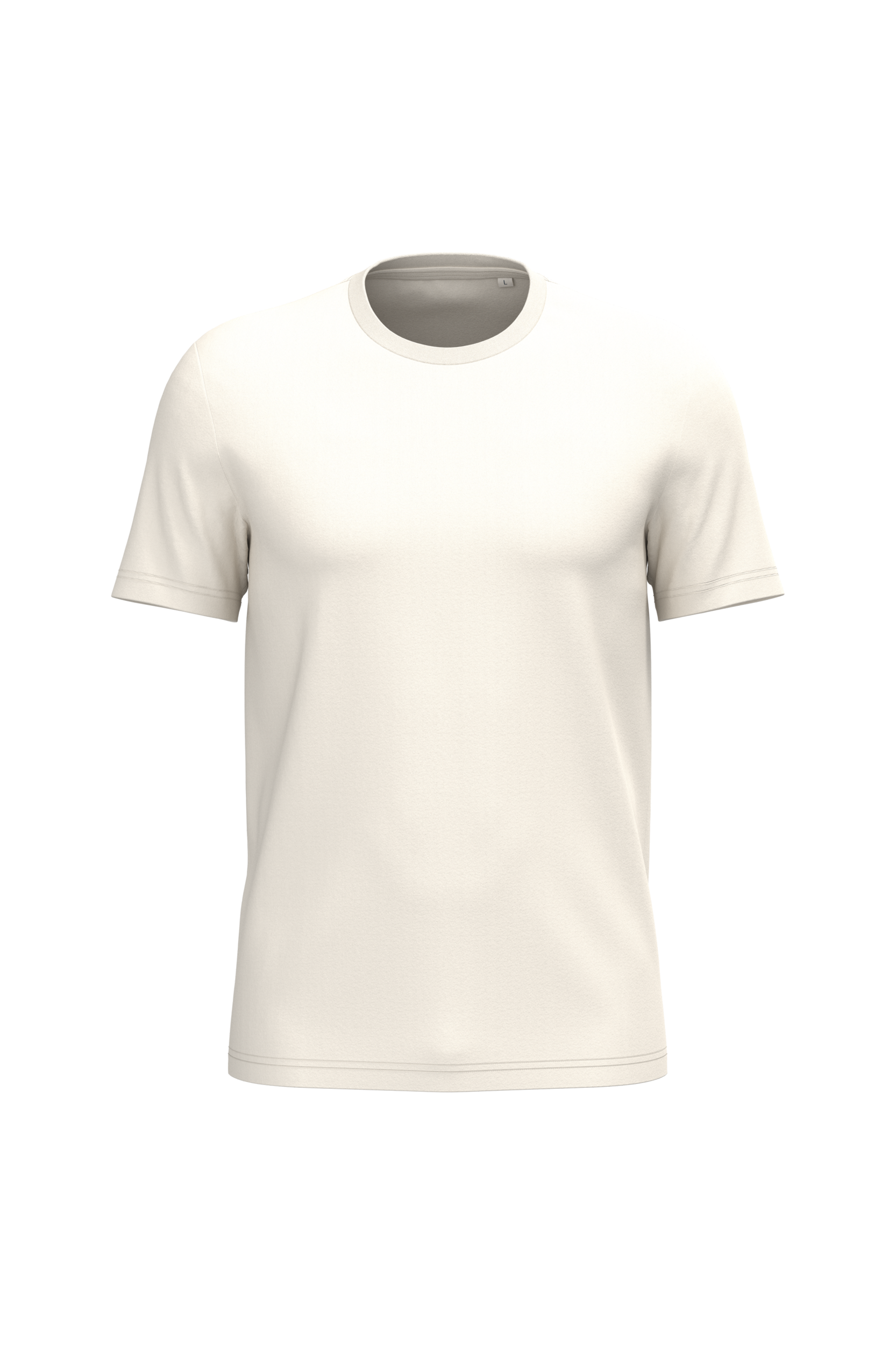 T-shirt Sustentável Unissexo em Algodão Biológico Ringspun - Marfim