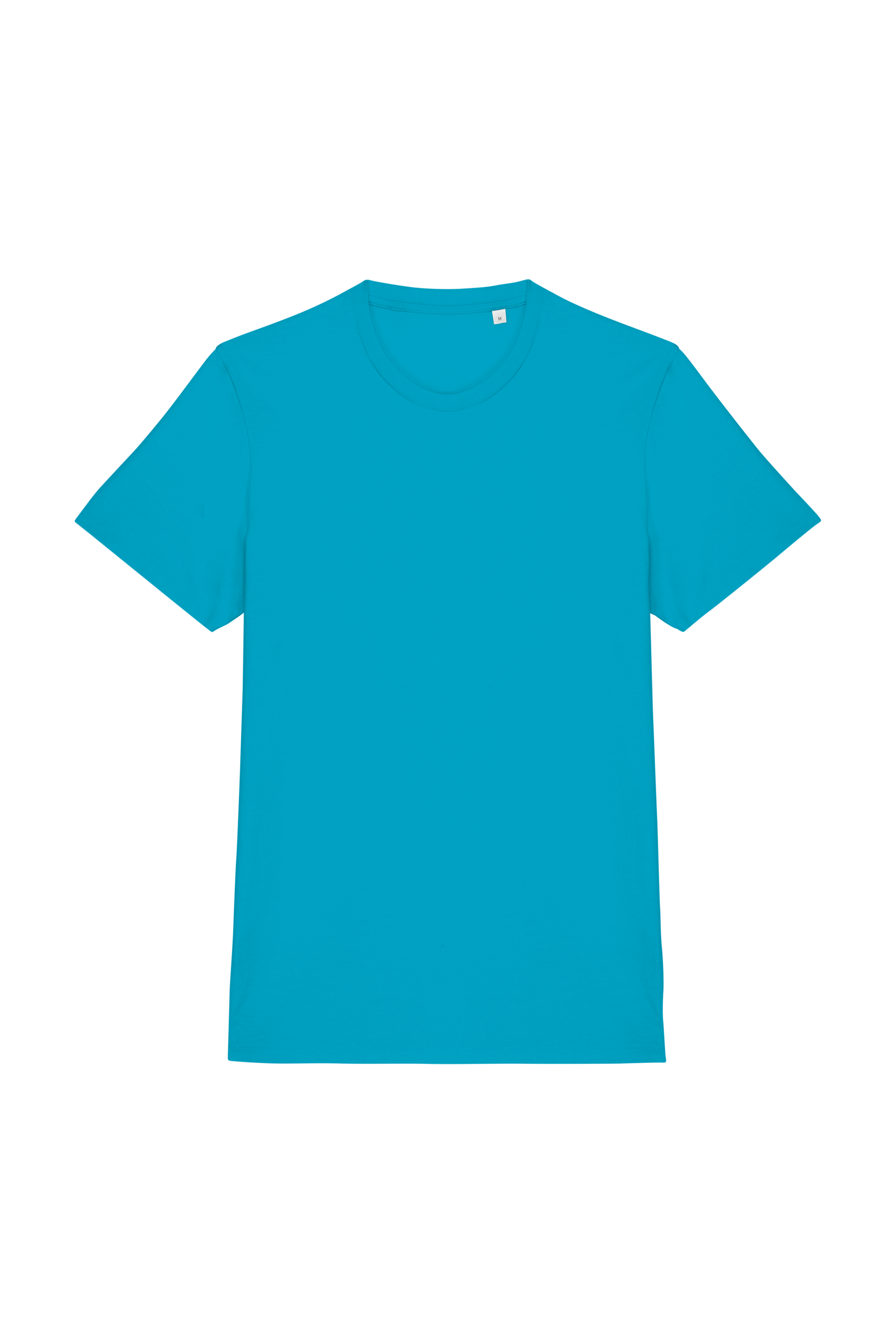 T-shirt Sustentável Unissexo em Algodão Biológico Ringspun - Turquesa clara