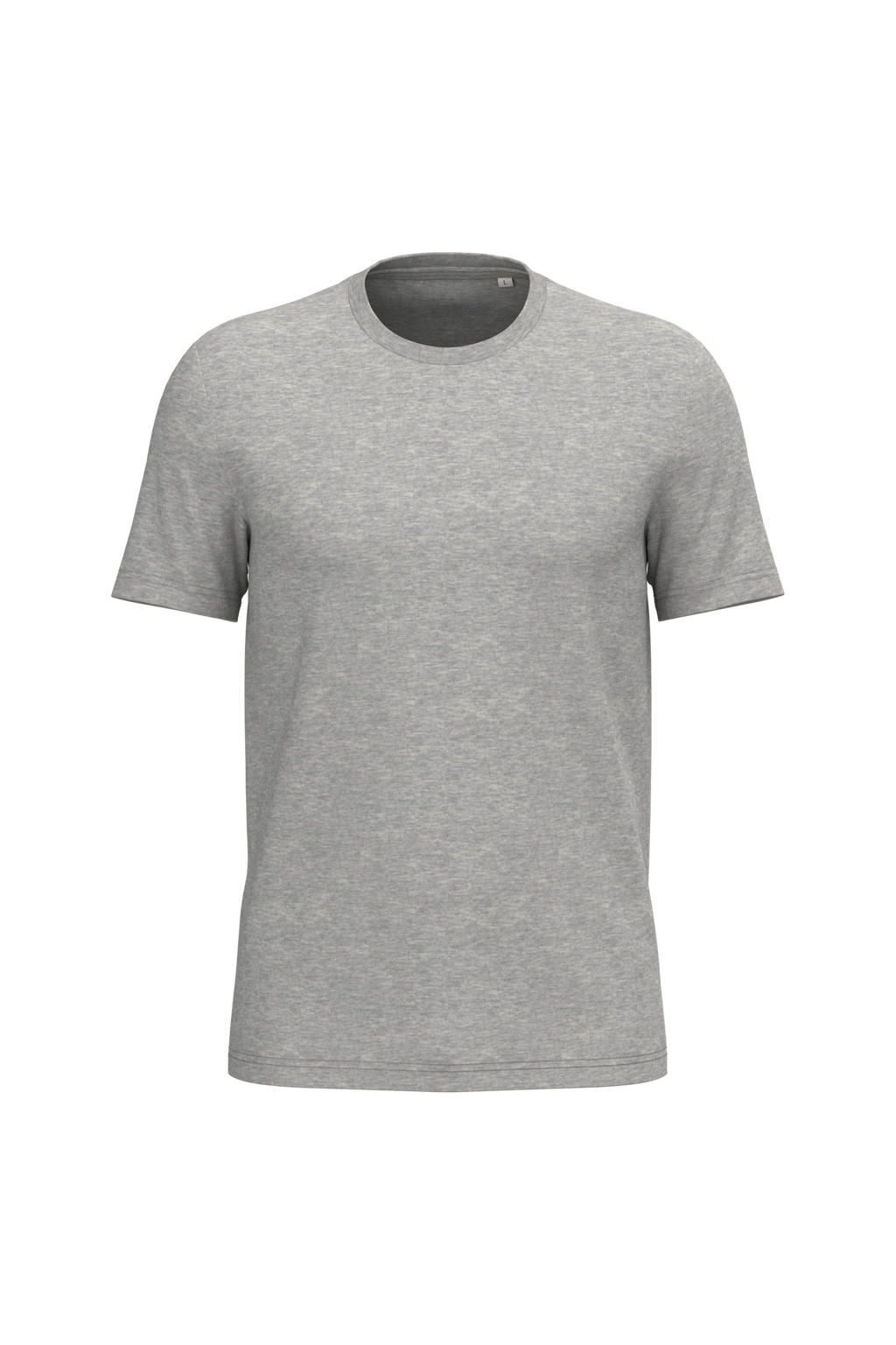 T-shirt Sustentável Unissexo em Algodão Biológico Ringspun - Cinzento lua mesclado