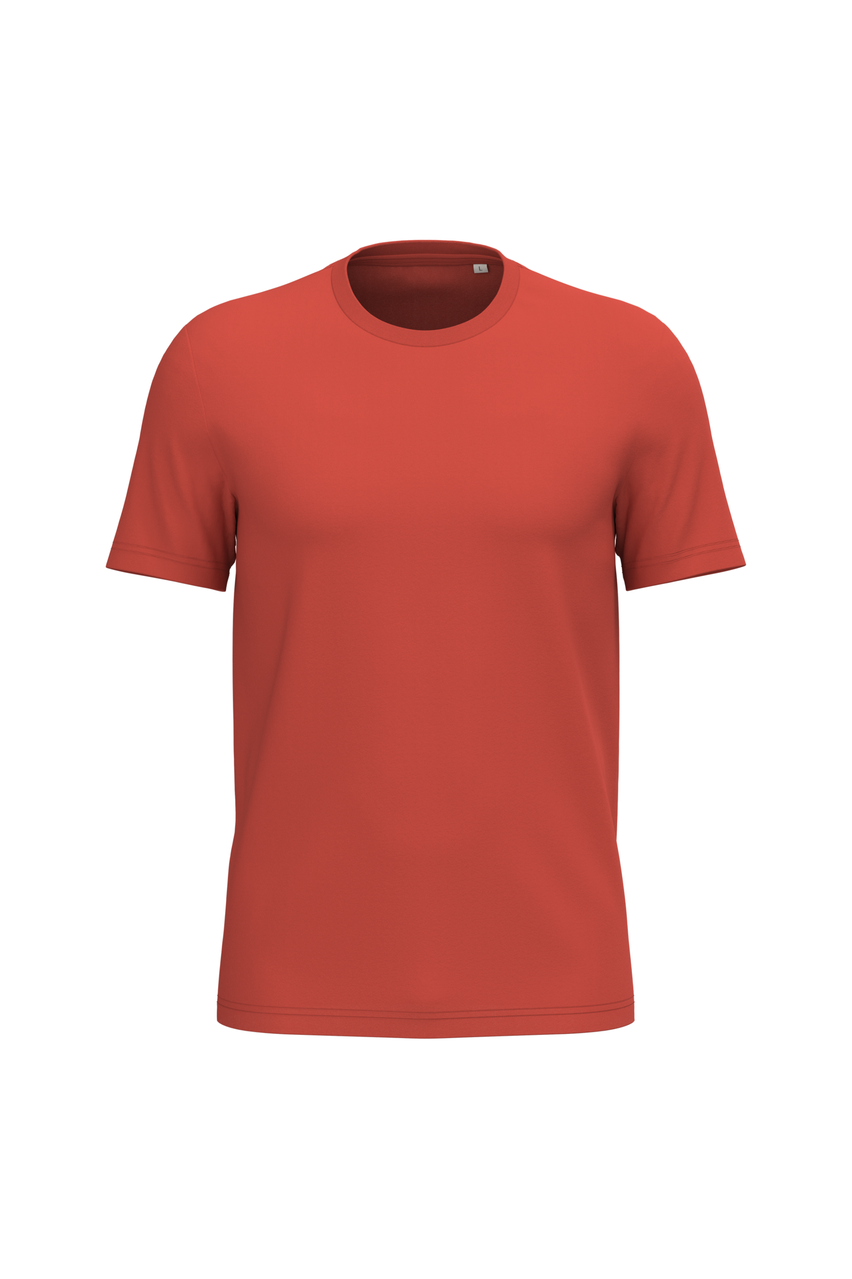 T-shirt Sustentável Unissexo em Algodão Biológico Ringspun - Páprica