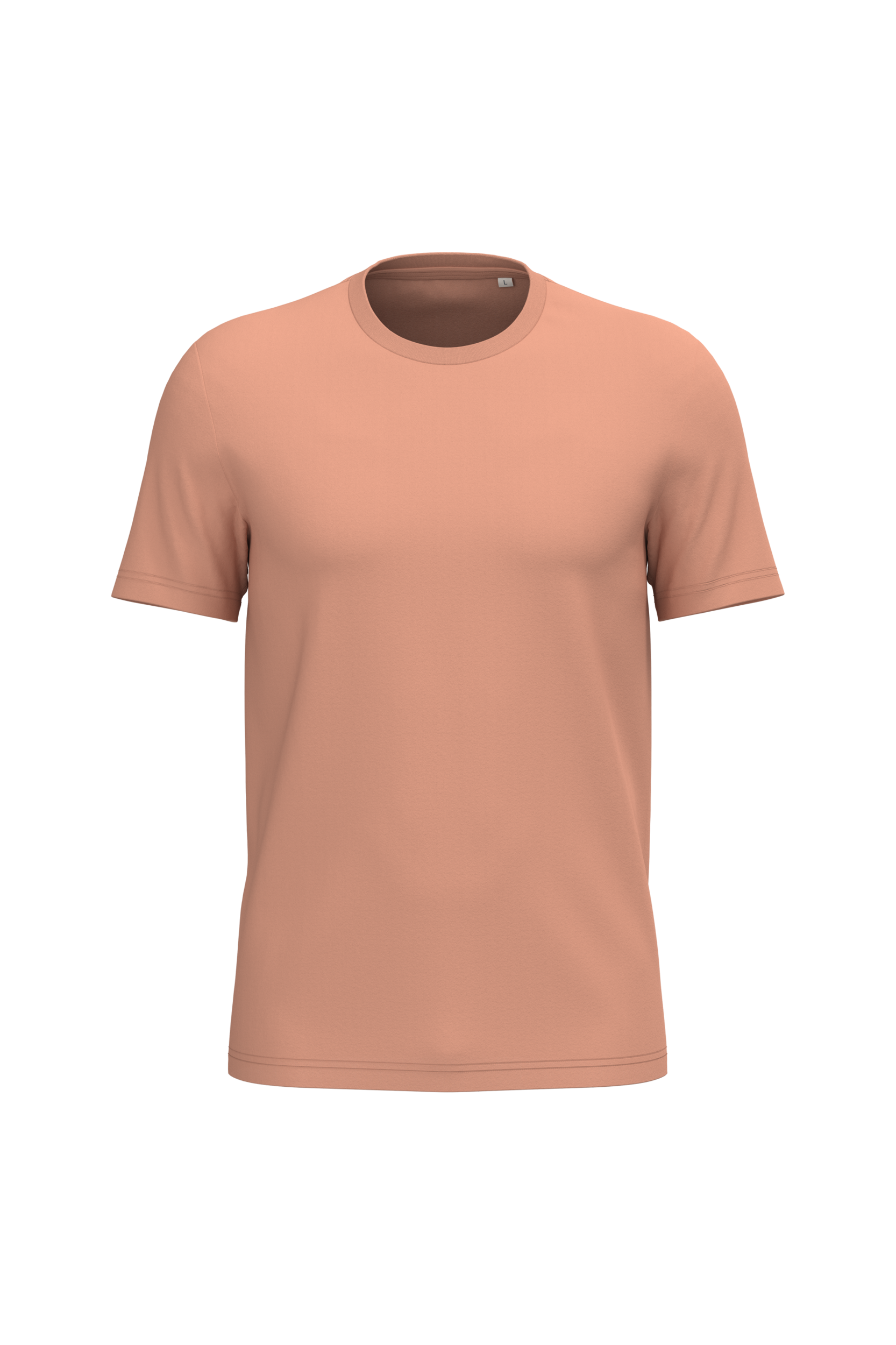 T-shirt Sustentável Unissexo em Algodão Biológico Ringspun - Peach