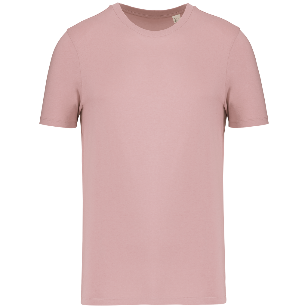 T-shirt Sustentável Unissexo em Algodão Biológico Ringspun - Rosa pétala