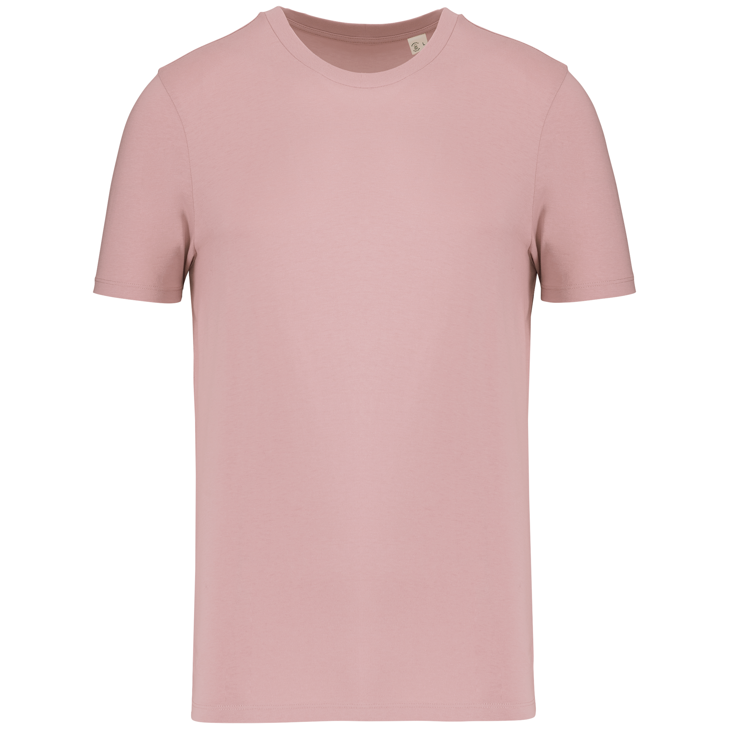 T-shirt Sustentável Unissexo em Algodão Biológico Ringspun - Rosa pétala