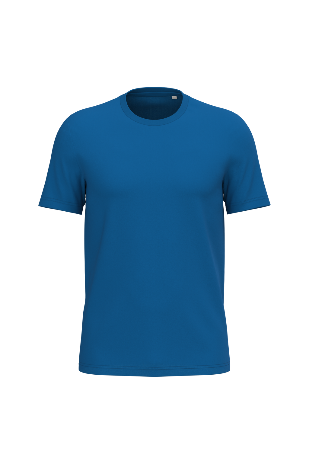 T-shirt Sustentável Unissexo em Algodão Biológico Ringspun - Azul mar