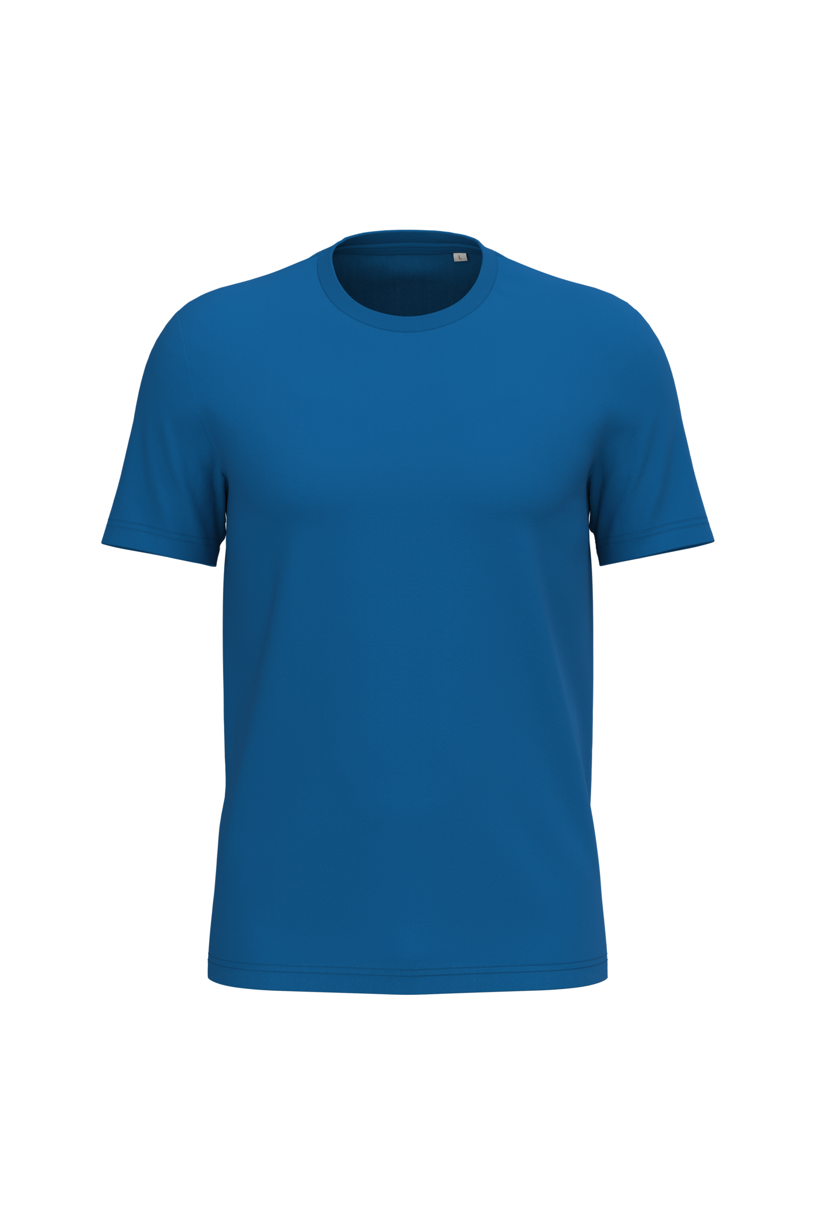 T-shirt Sustentável Unissexo em Algodão Biológico Ringspun - Azul mar