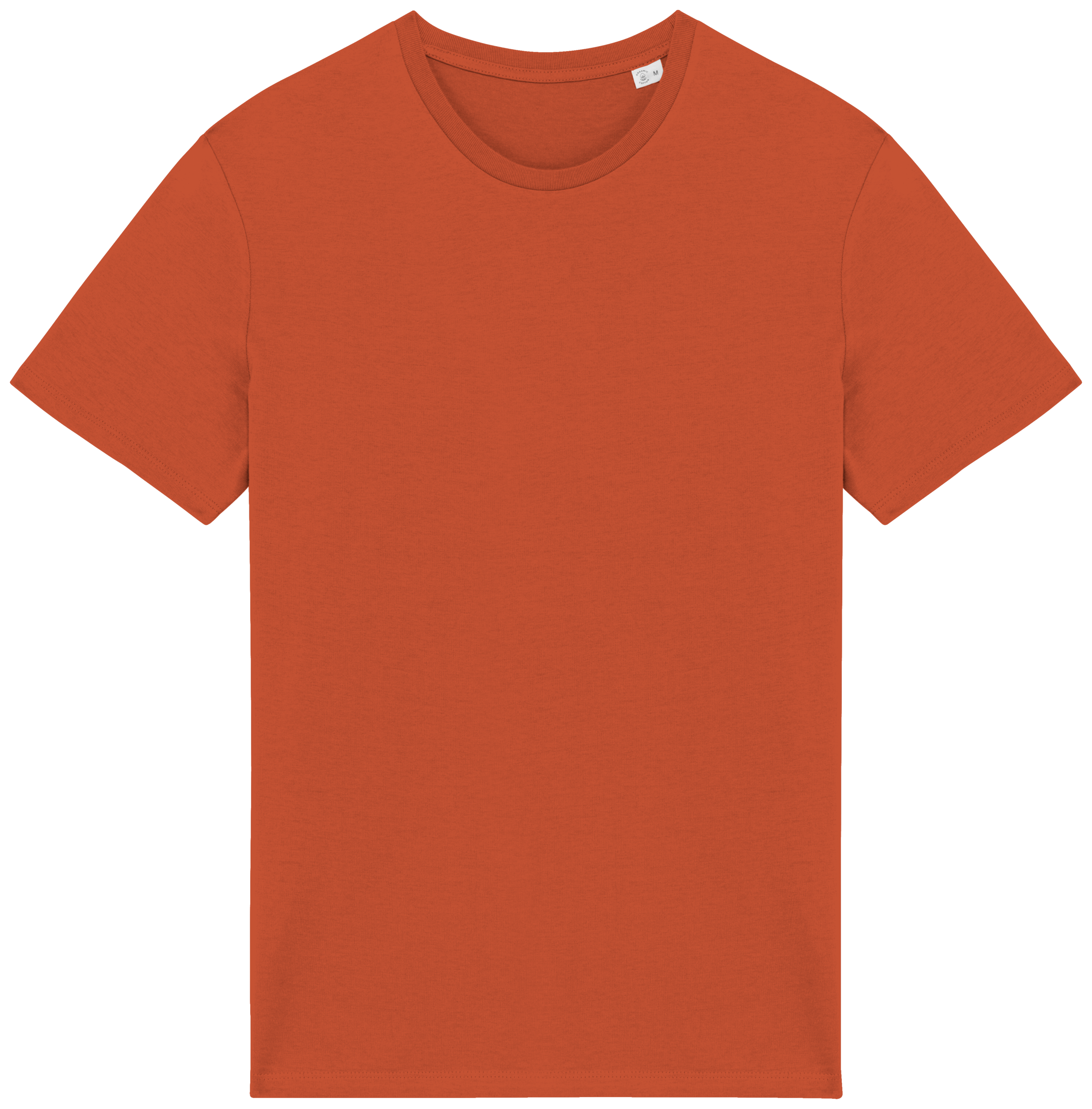 T-shirt Sustentável Unissexo em Algodão Biológico - Tijolo queimado