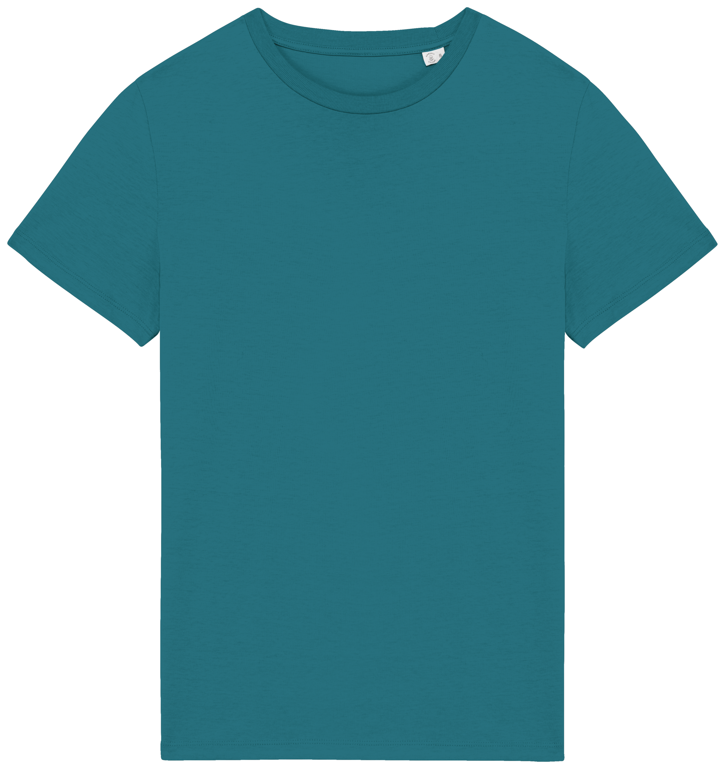 T-shirt Sustentável Unissexo em Algodão Biológico - Verde pavão