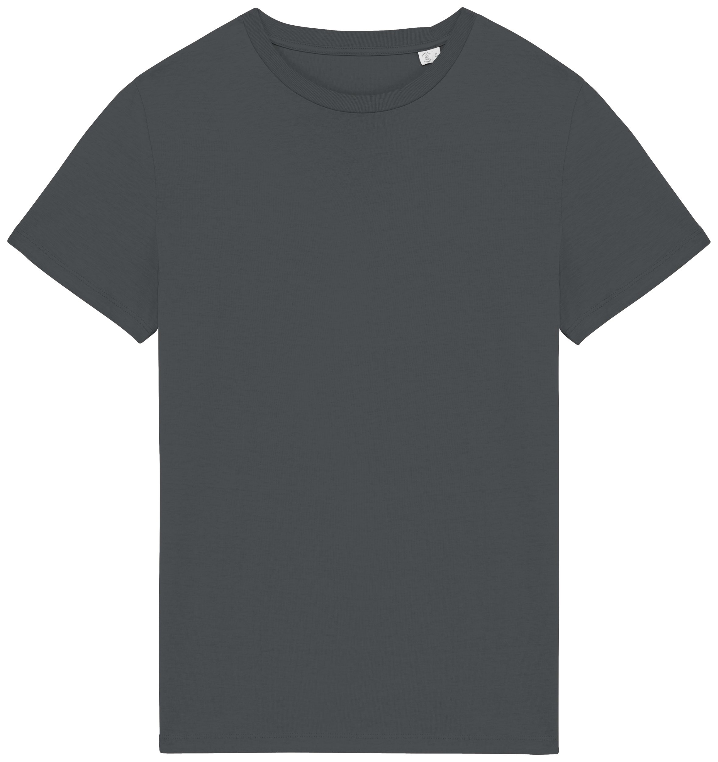 T-shirt Sustentável Unissexo em Algodão Biológico - Cinzento ferro