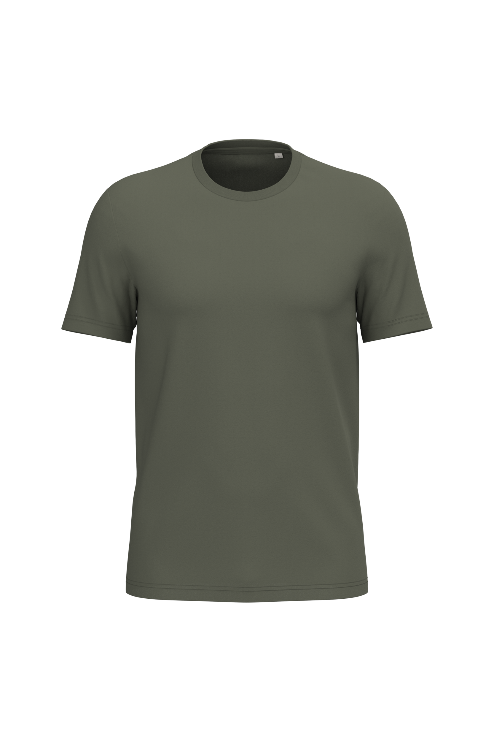 T-shirt Sustentável Unissexo em Algodão Biológico - Caqui orgânico