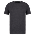 T-shirt sustentável reciclada unissexo - Antracite reciclado mesclado