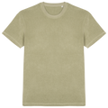 T-shirt sustentável em malha turca de homem - Verde amêndoa