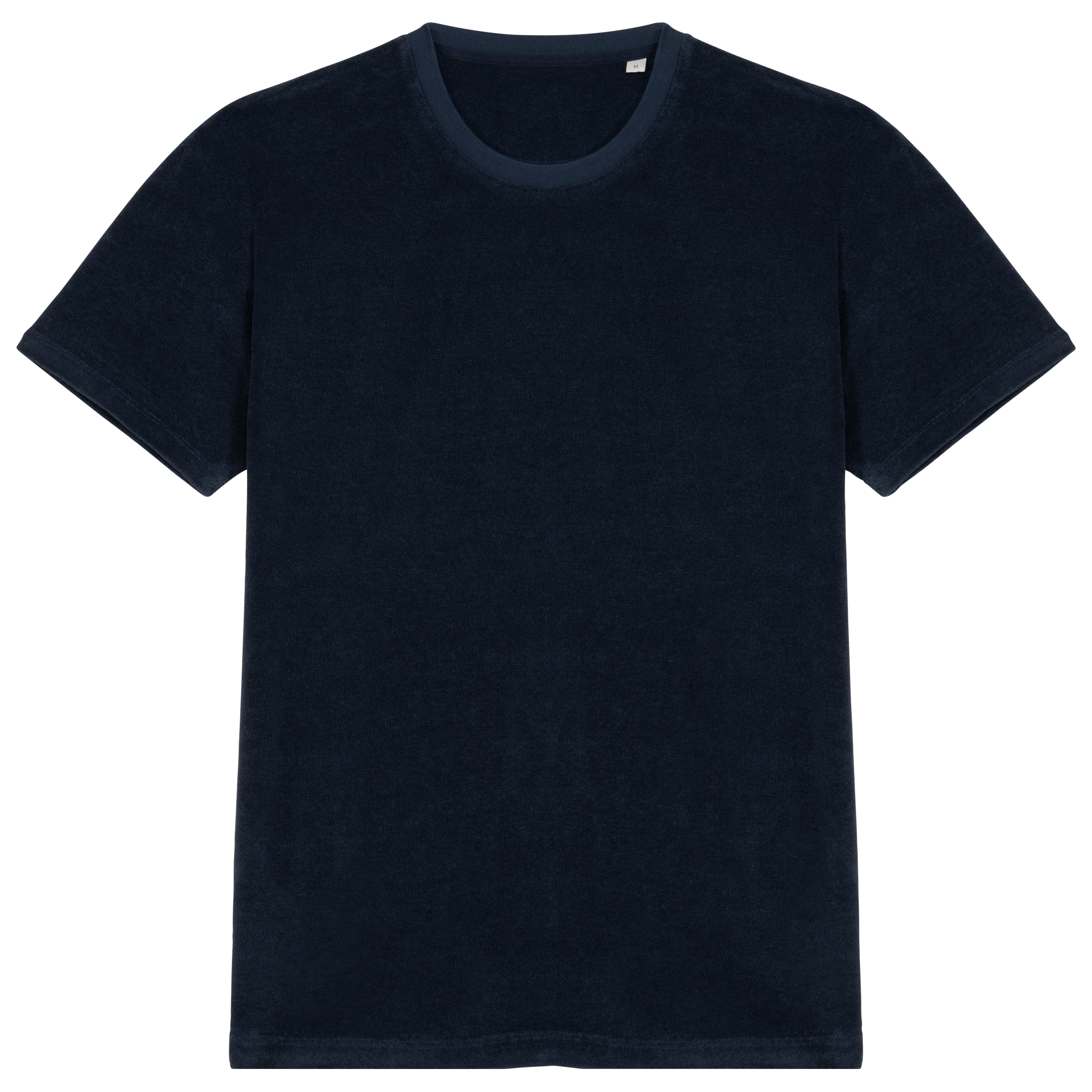 T-shirt sustentável em malha turca de homem - Azul marinho