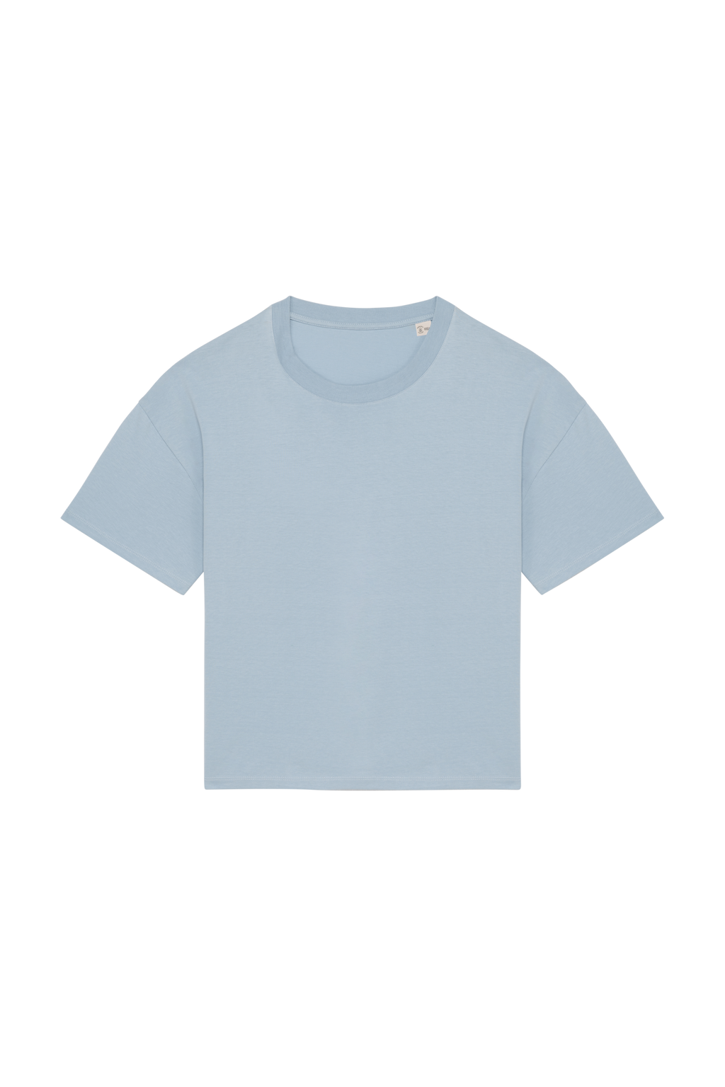 T-shirt sustentável oversize de senhora - Água marinha