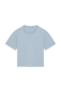T-shirt sustentável oversize de senhora - Água marinha