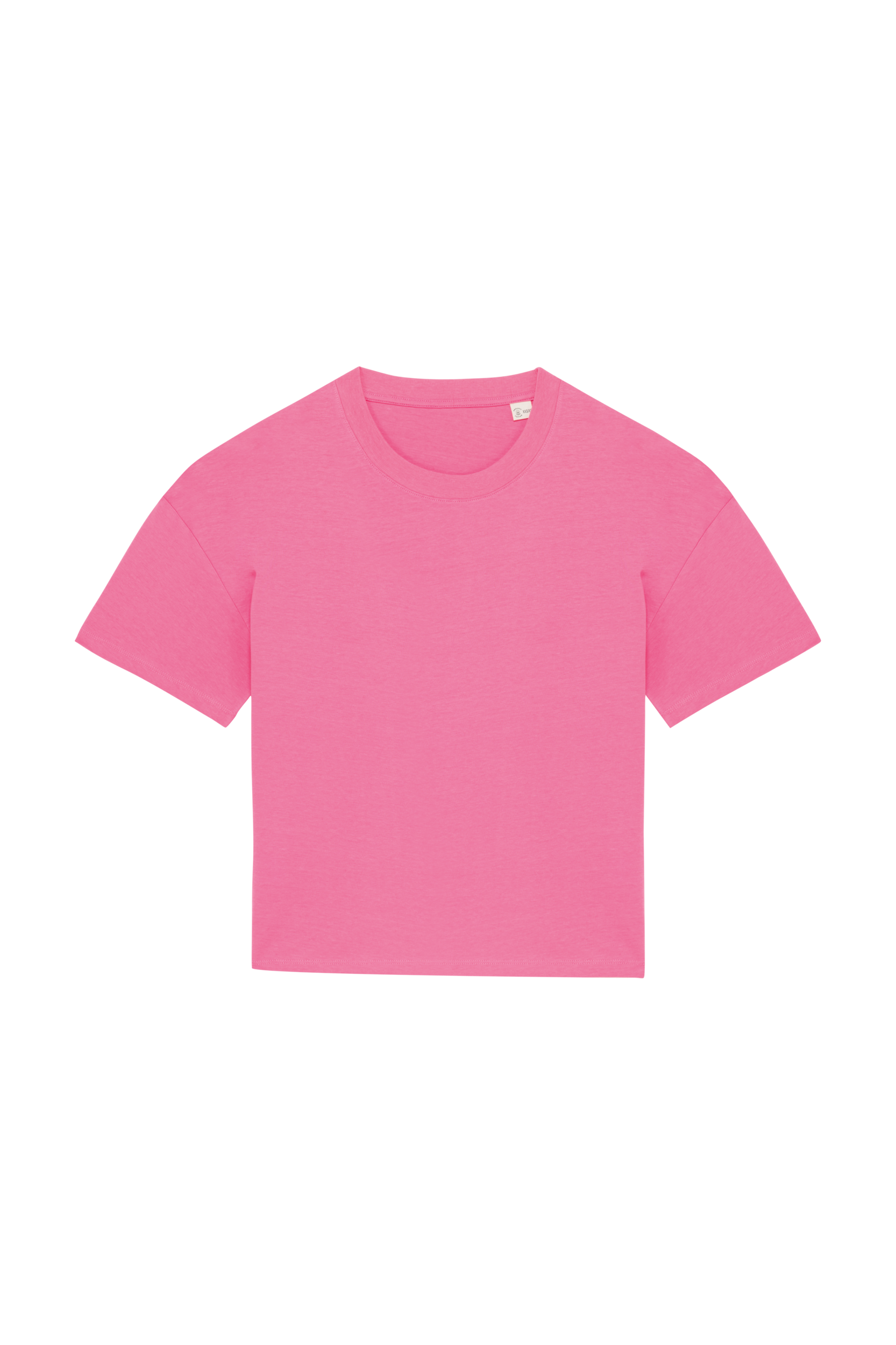 T-shirt sustentável oversize de senhora - Rosa doce