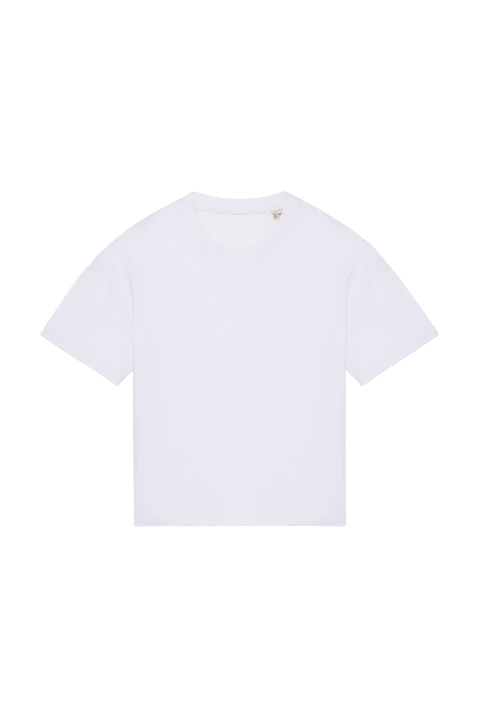 T-shirt sustentável oversize de senhora - Branco