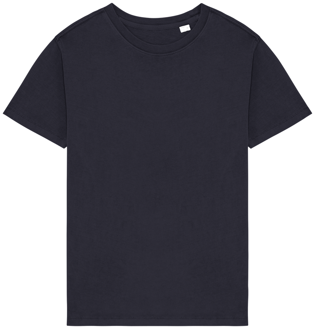 T-shirt com aspecto lavado de senhora - Coal cinzento lavado