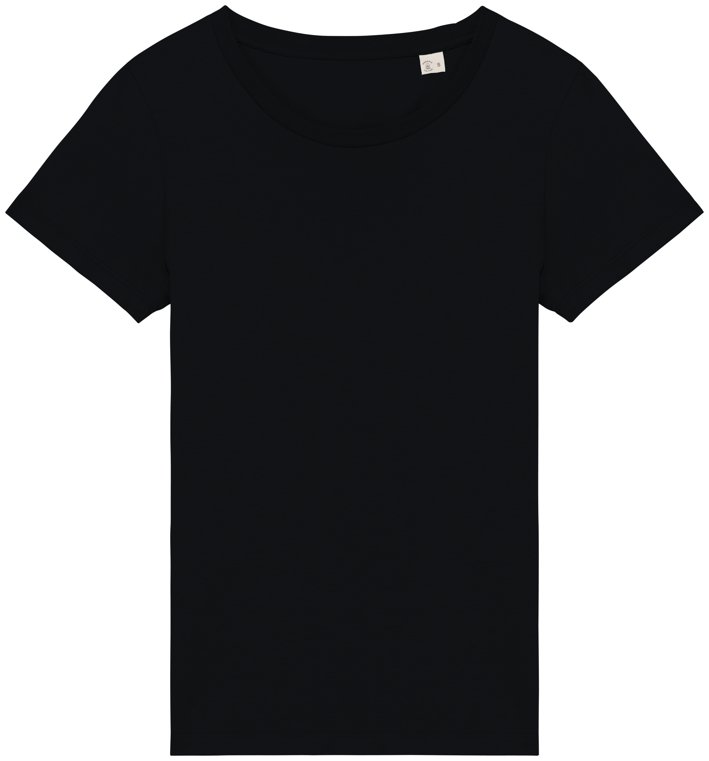 T-shirt sustentável de senhora - Preto