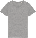 T-shirt sustentável de senhora - Cinzento lua mesclado