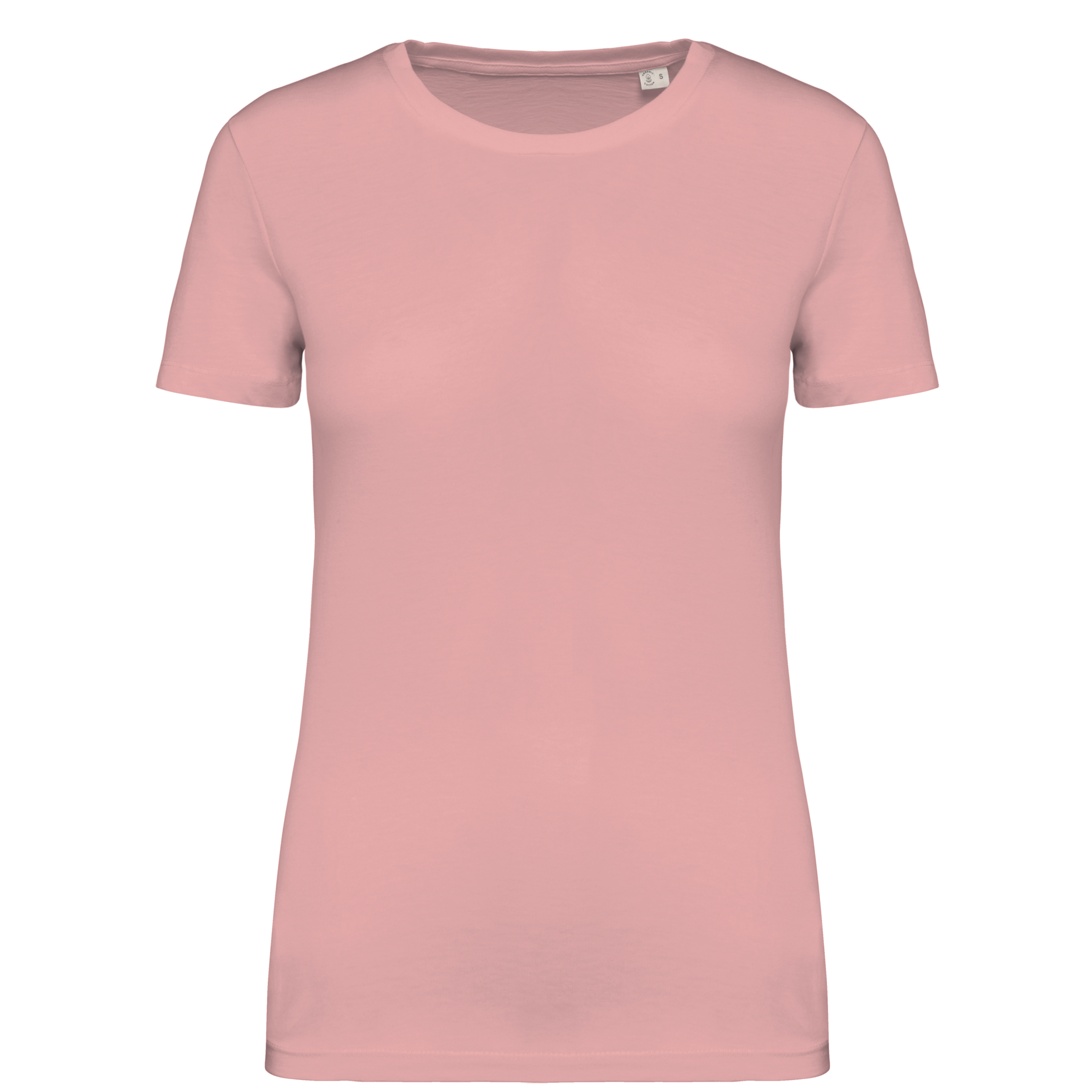 T-shirt sustentável de senhora - Rosa pétala