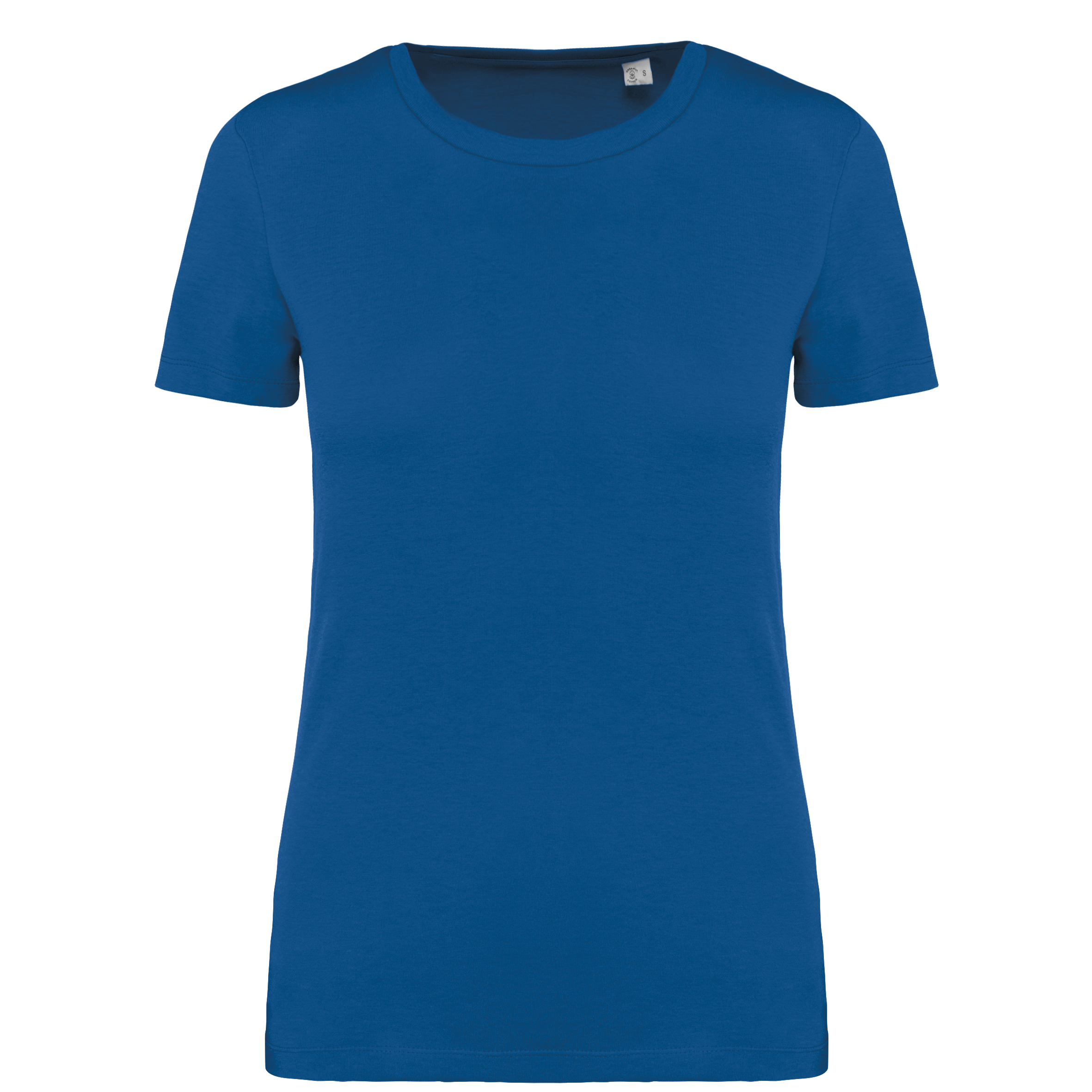 T-shirt sustentável de senhora - Azul mar