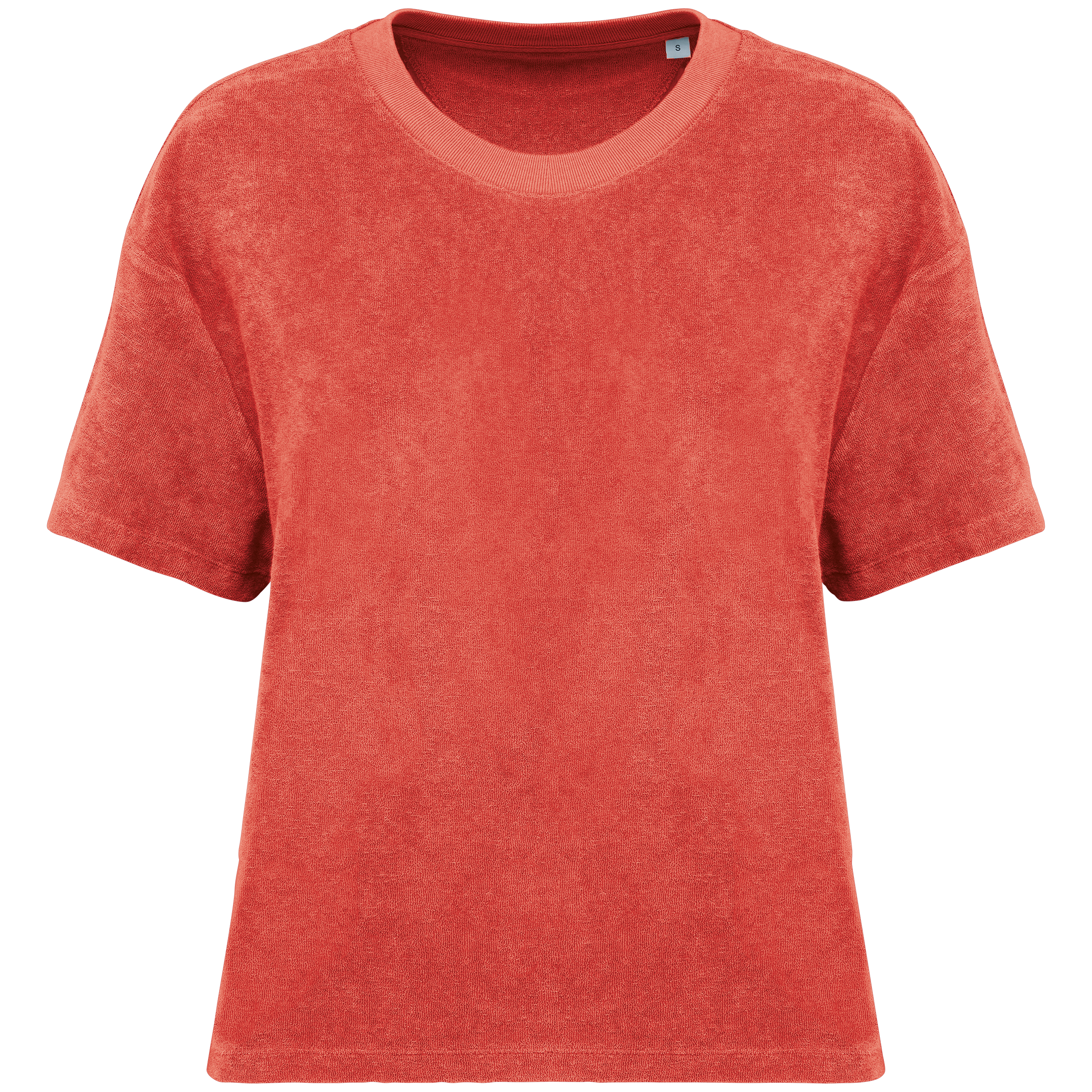 T-shirt sustentável em malha turca de senhora - Páprica