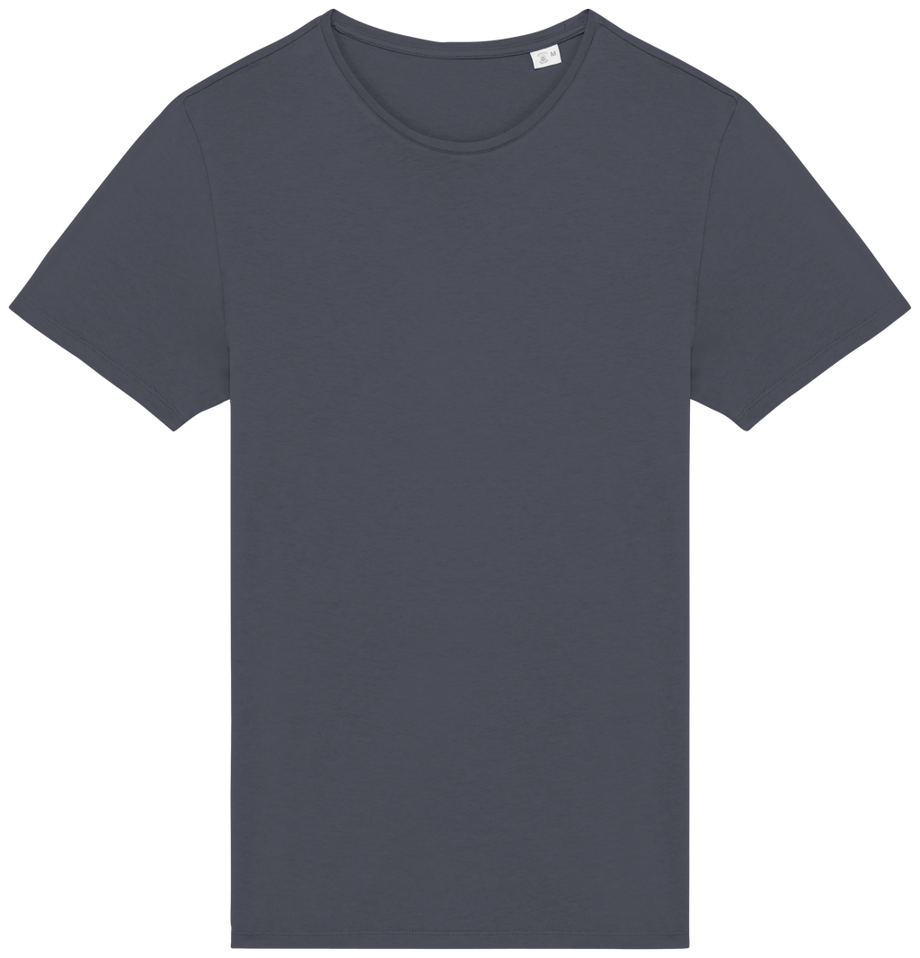 T-shirt sustentável com aspecto lavado unissexo - Ardósia lavado