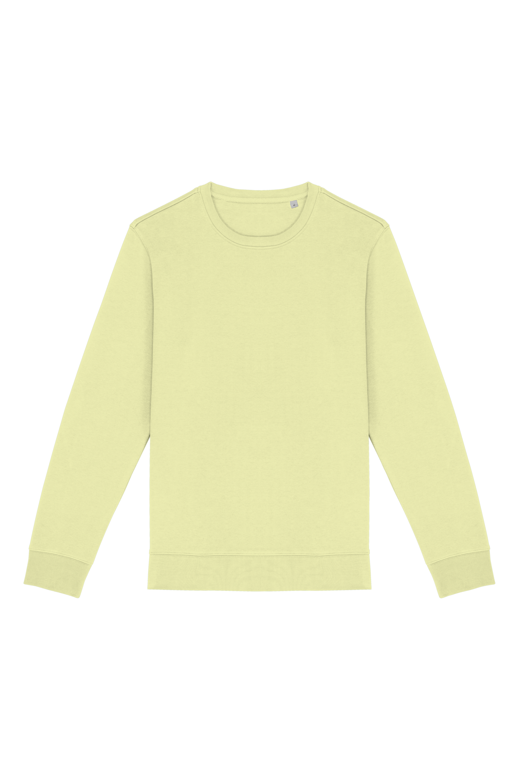 Sweatshirt sustentável decote redondo unissexo - Limão citrino