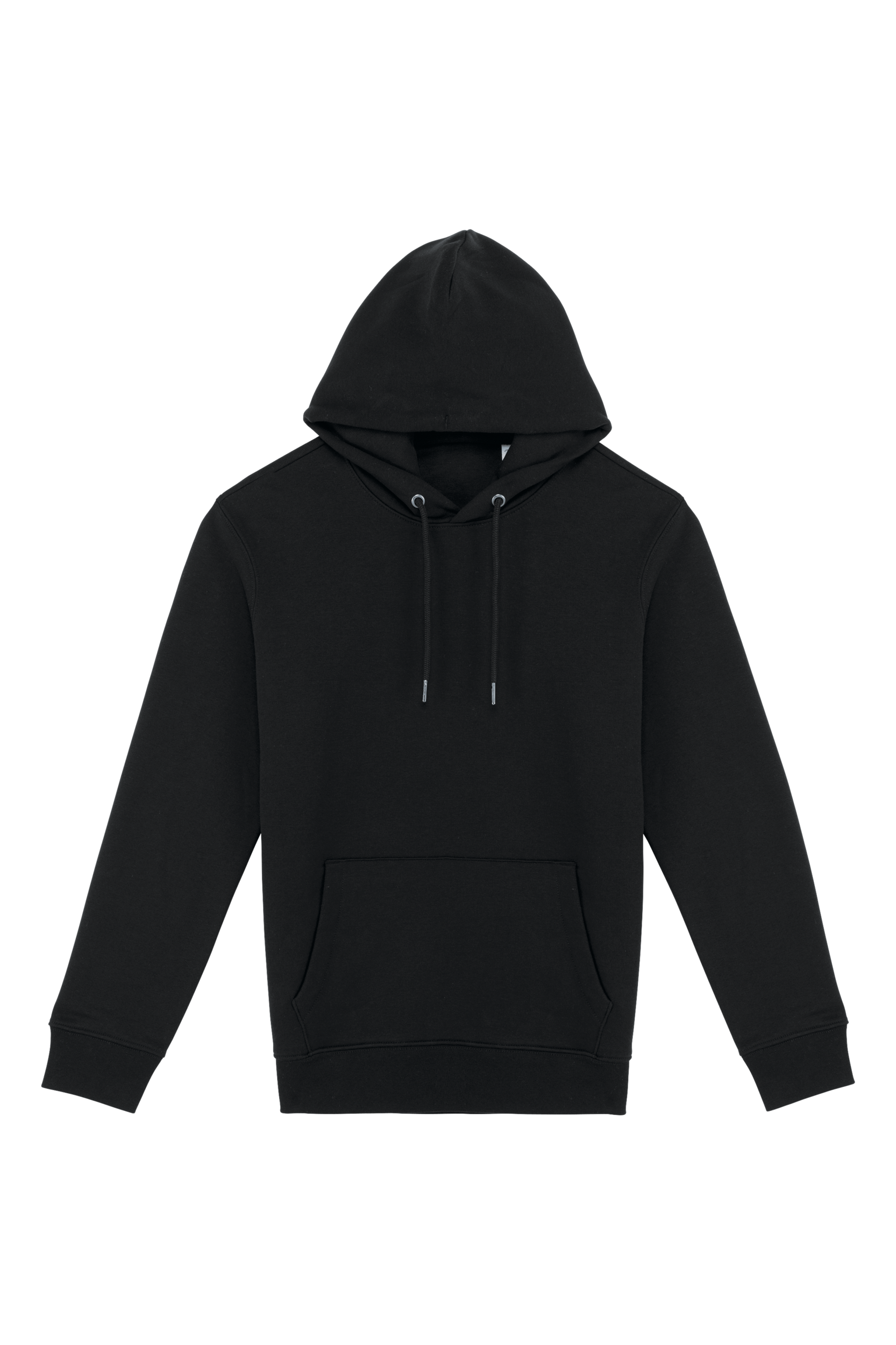 Sweatshirt sustentável com capuz unissexo - Preto