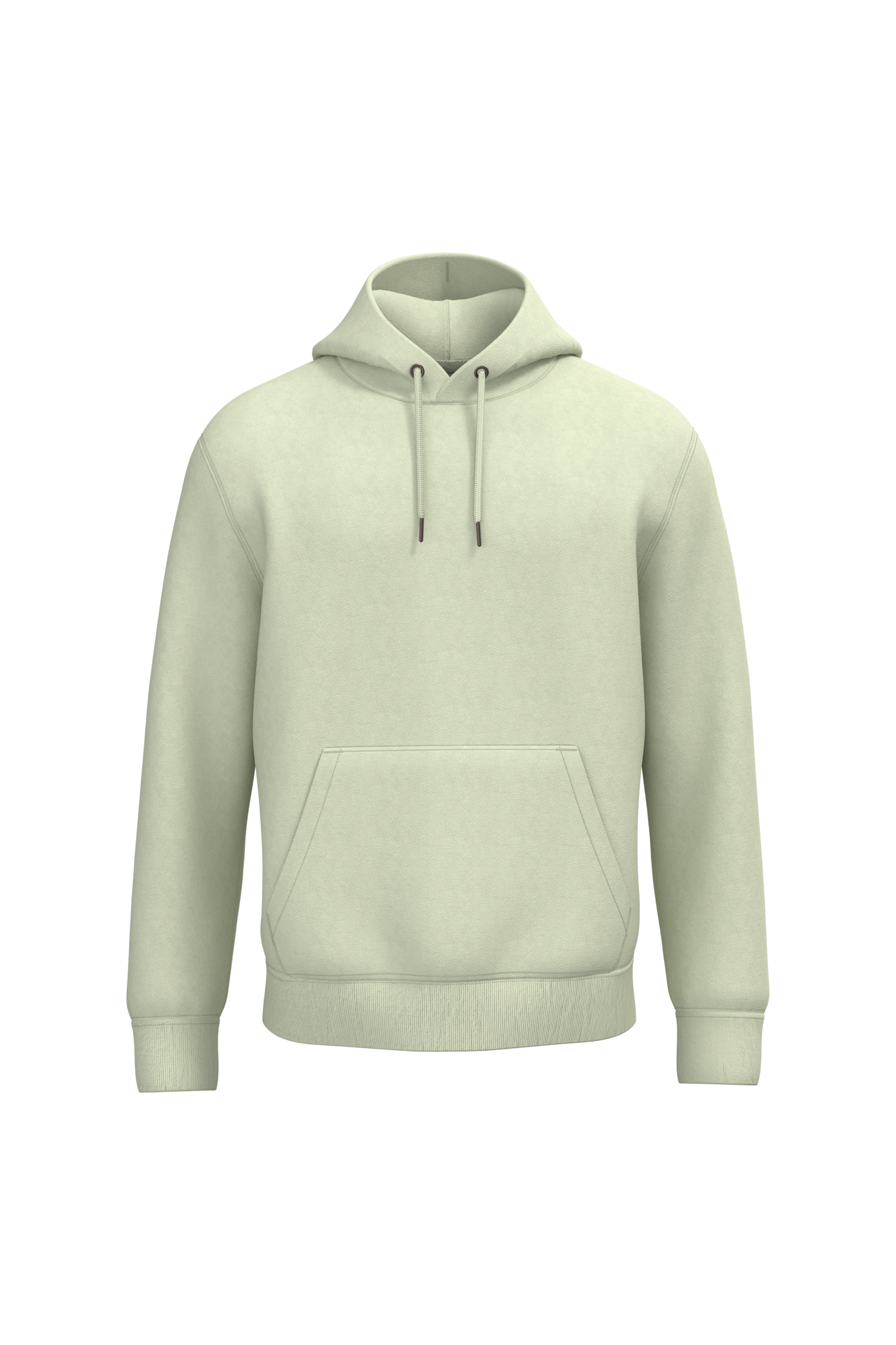 Sweatshirt sustentável com capuz unissexo - Verde celadon