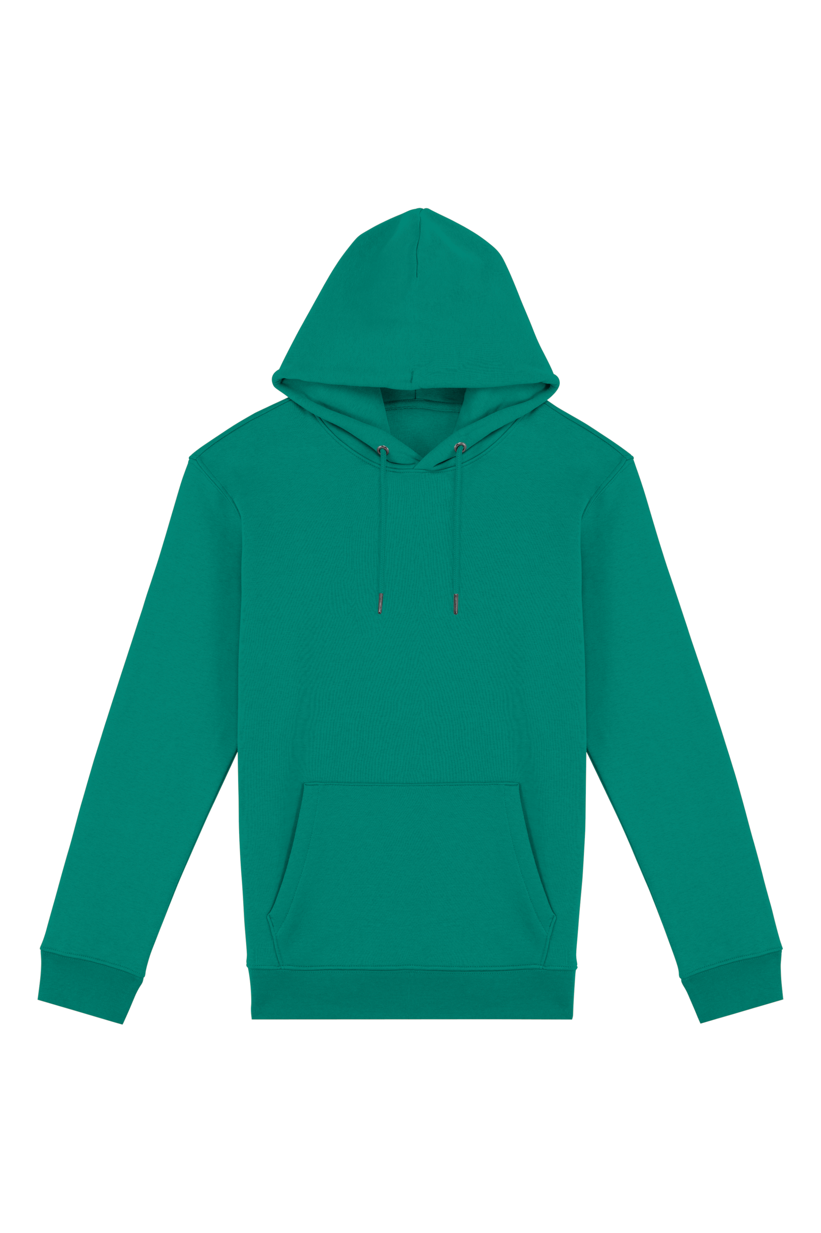 Sweatshirt sustentável com capuz unissexo - Verde gema