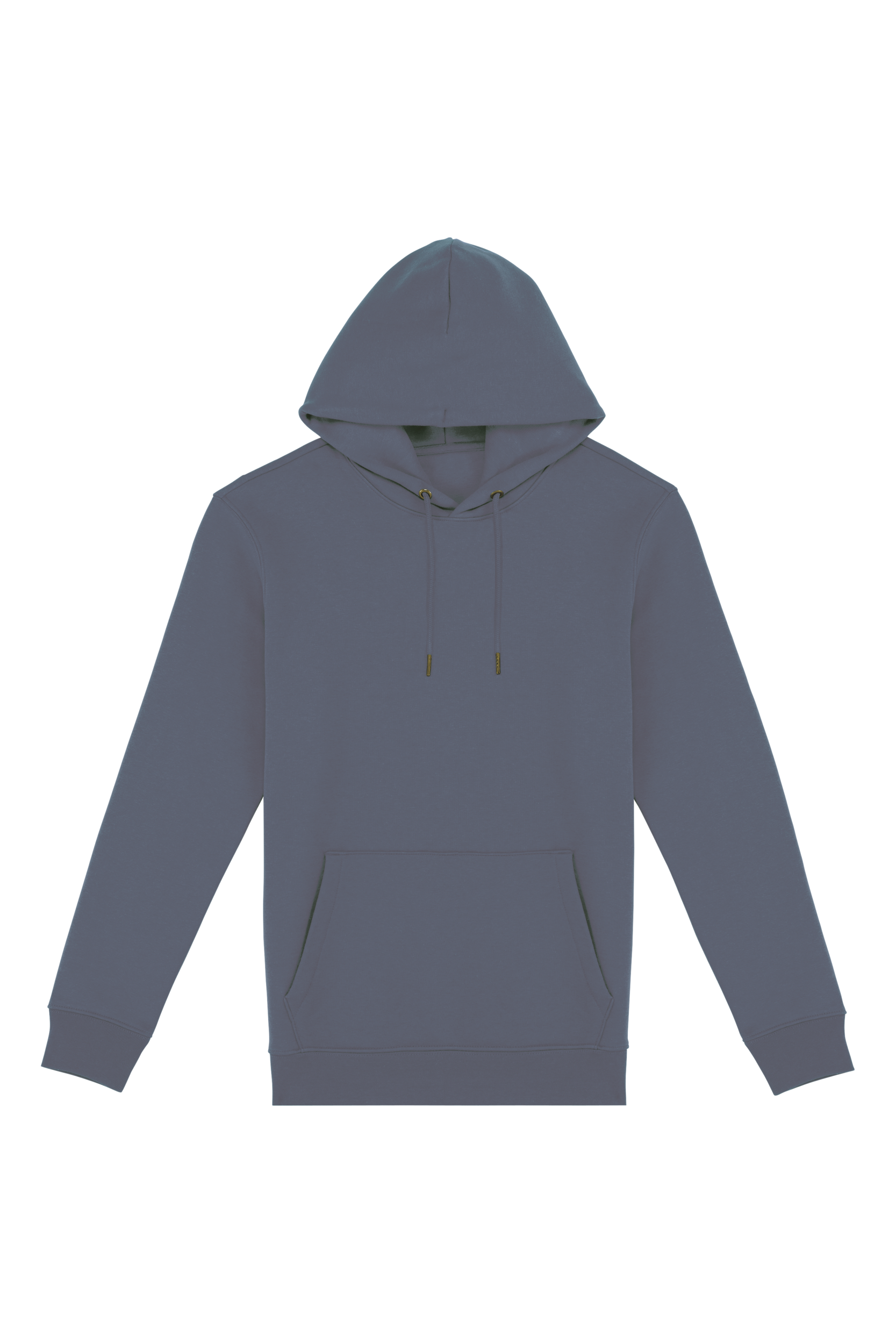 Sweatshirt sustentável com capuz unissexo - Cinzento mineral