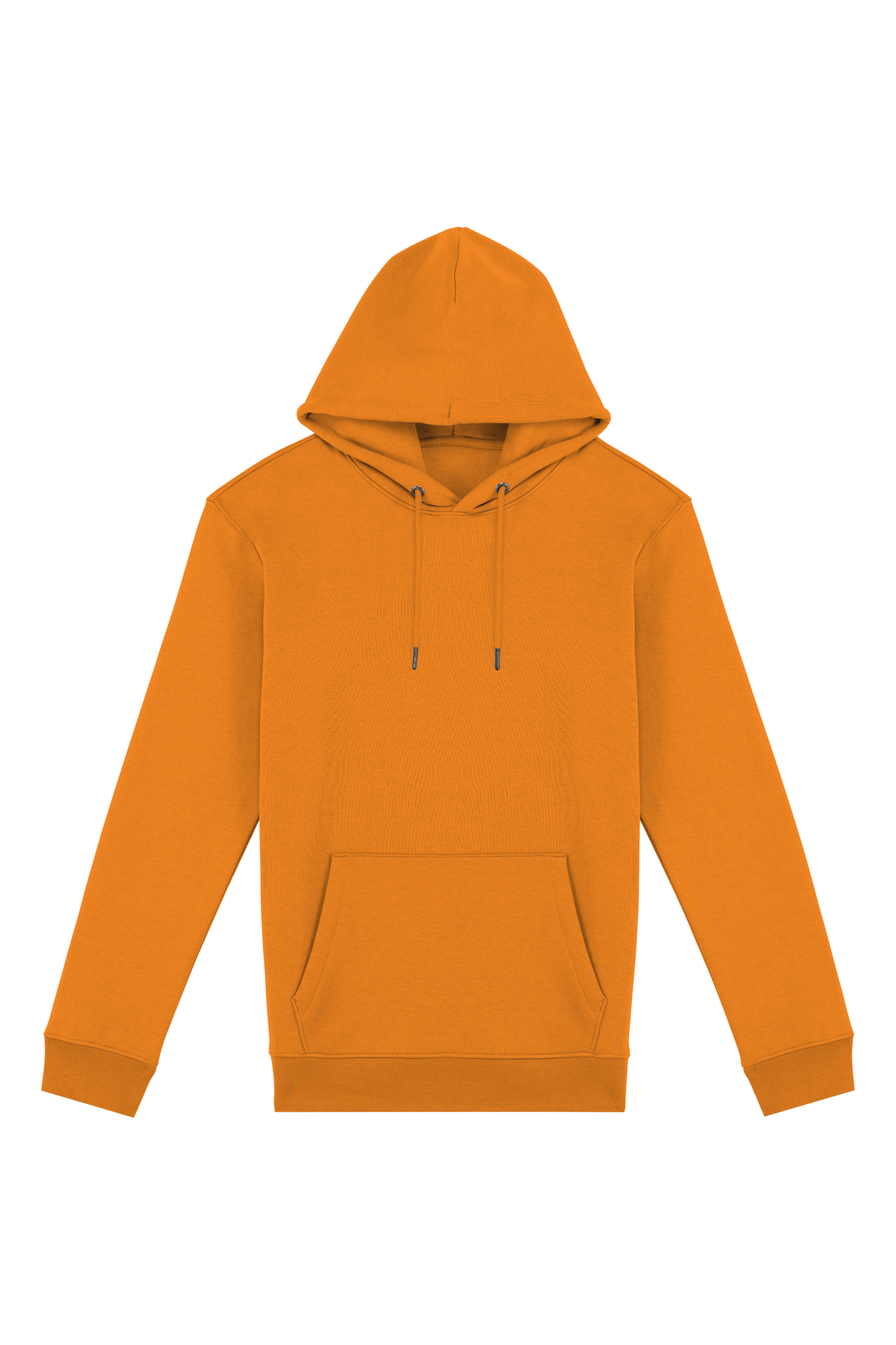 Sweatshirt sustentável com capuz unissexo - Tangerina