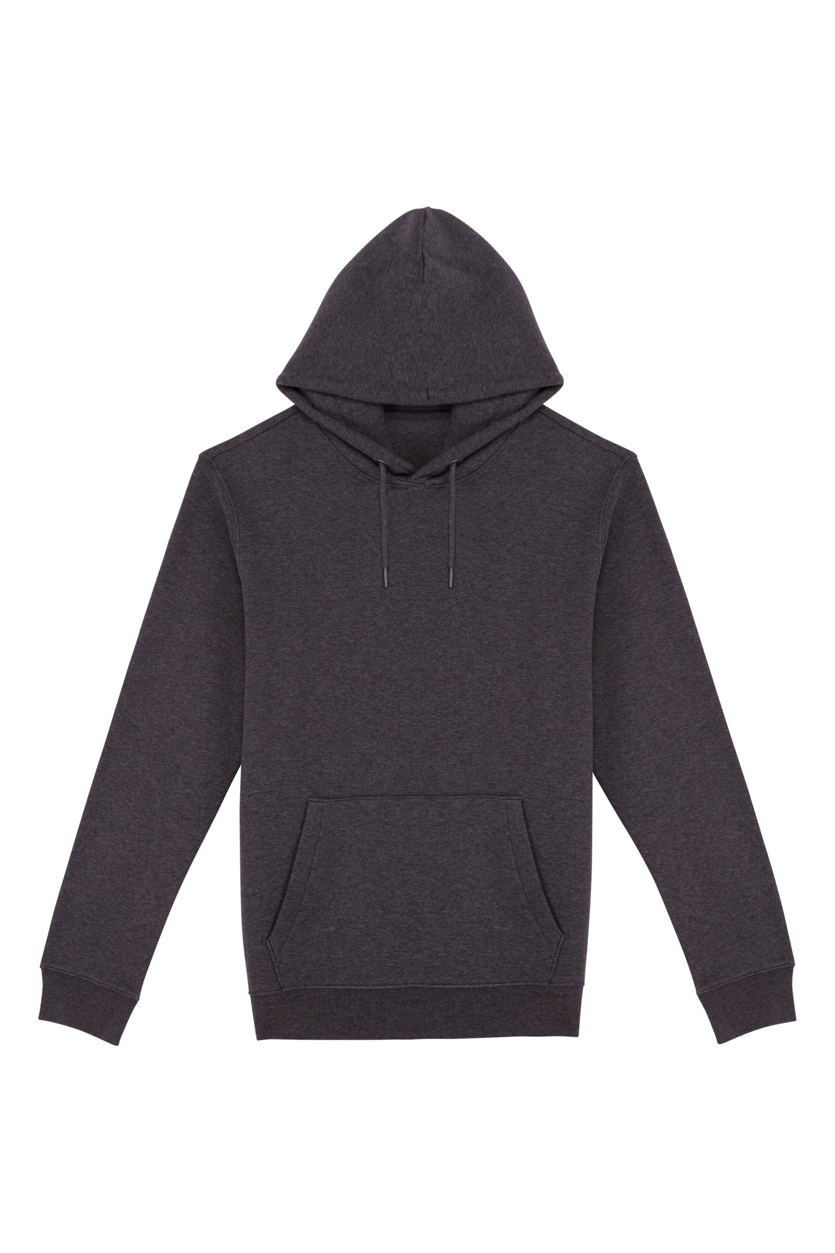 Sweatshirt sustentável com capuz unissexo - Cinzento vulcão mesclado