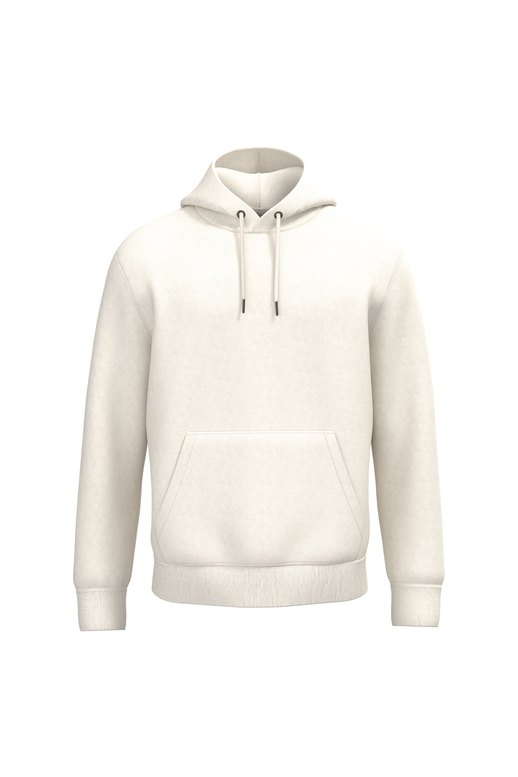 Sweatshirt sustentável com capuz unissexo - Marfim