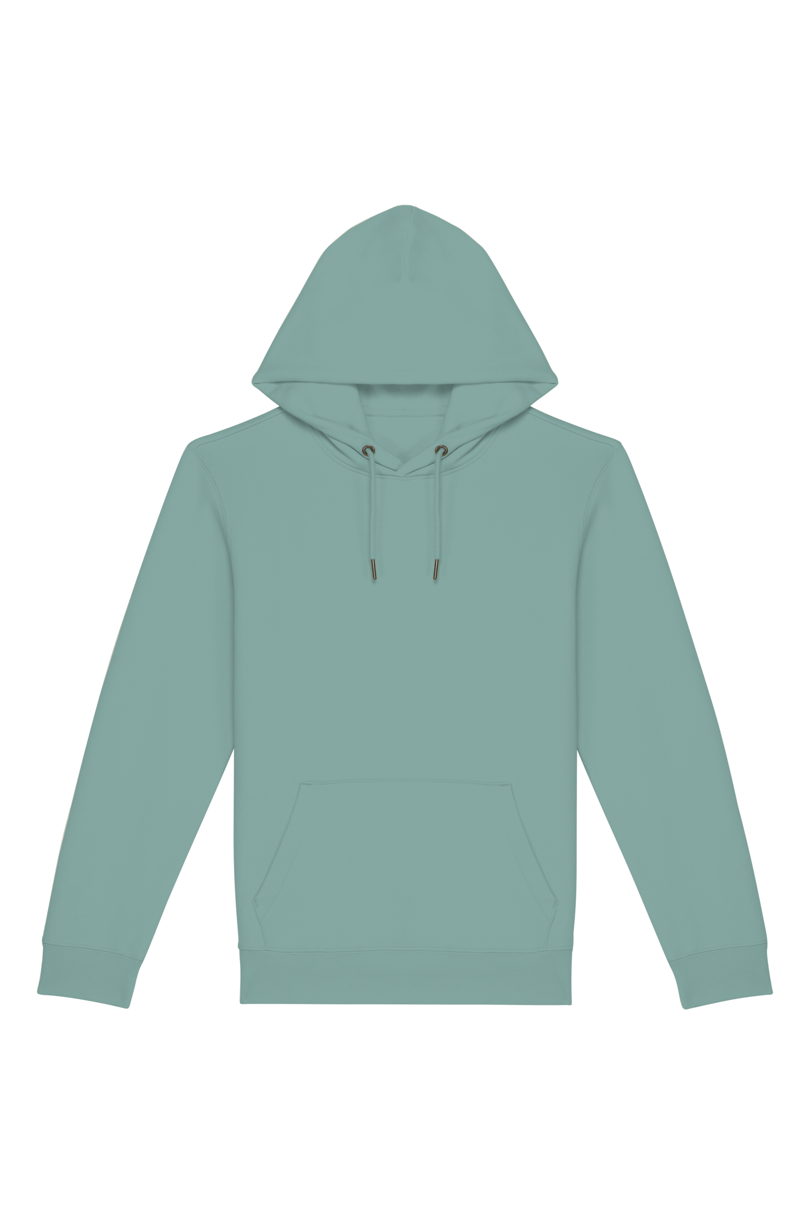 Sweatshirt sustentável com capuz unissexo - Verde jade