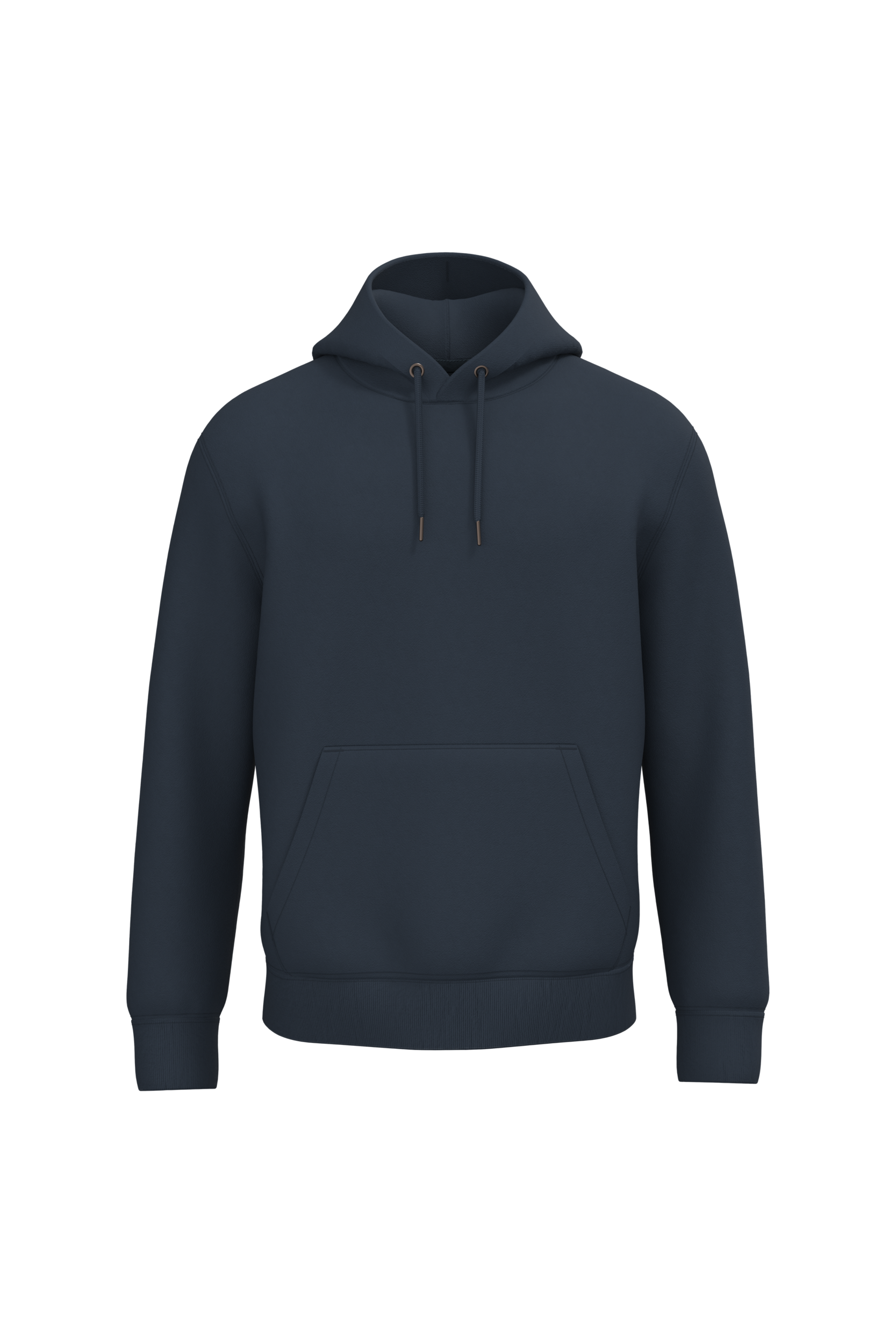 Sweatshirt sustentável com capuz unissexo - Azul marinho