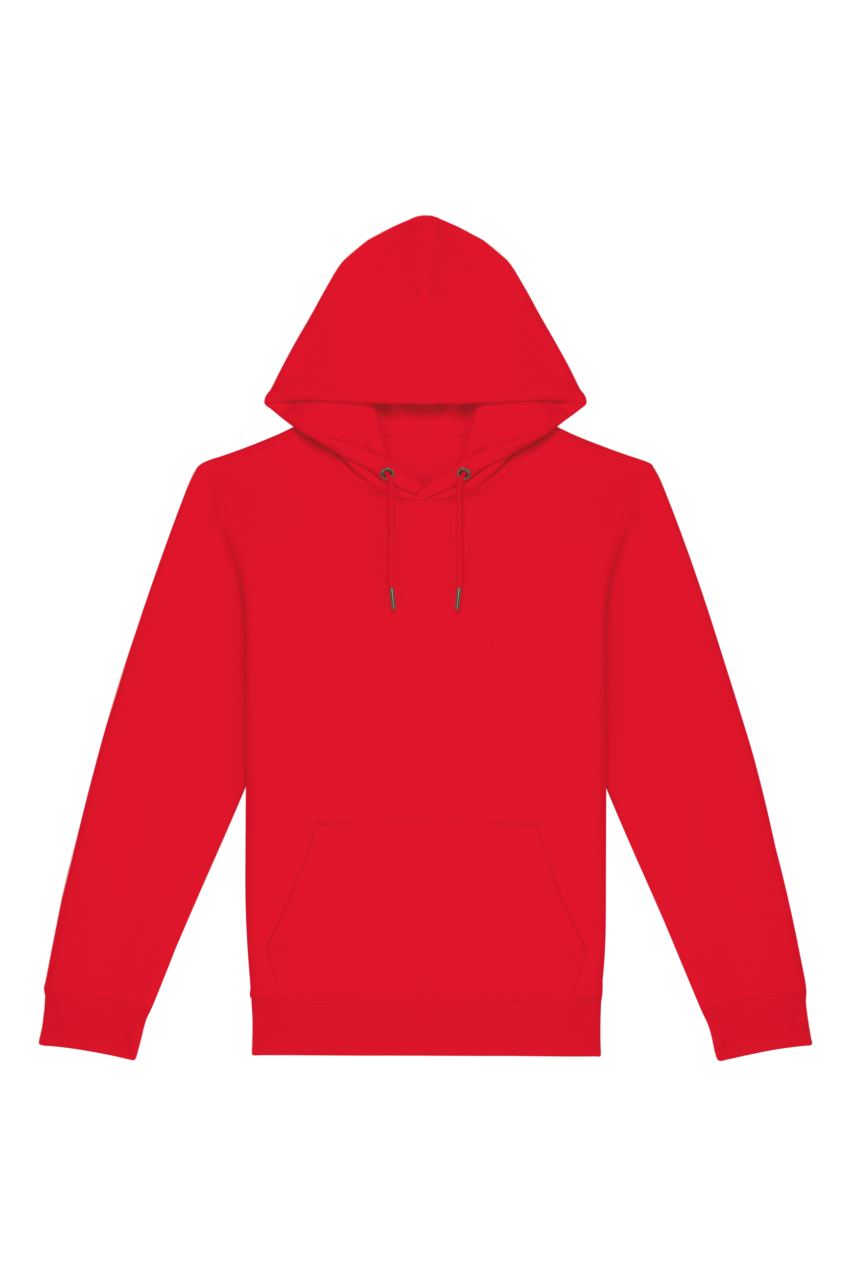 Sweatshirt sustentável com capuz unissexo - Vermelho papoila