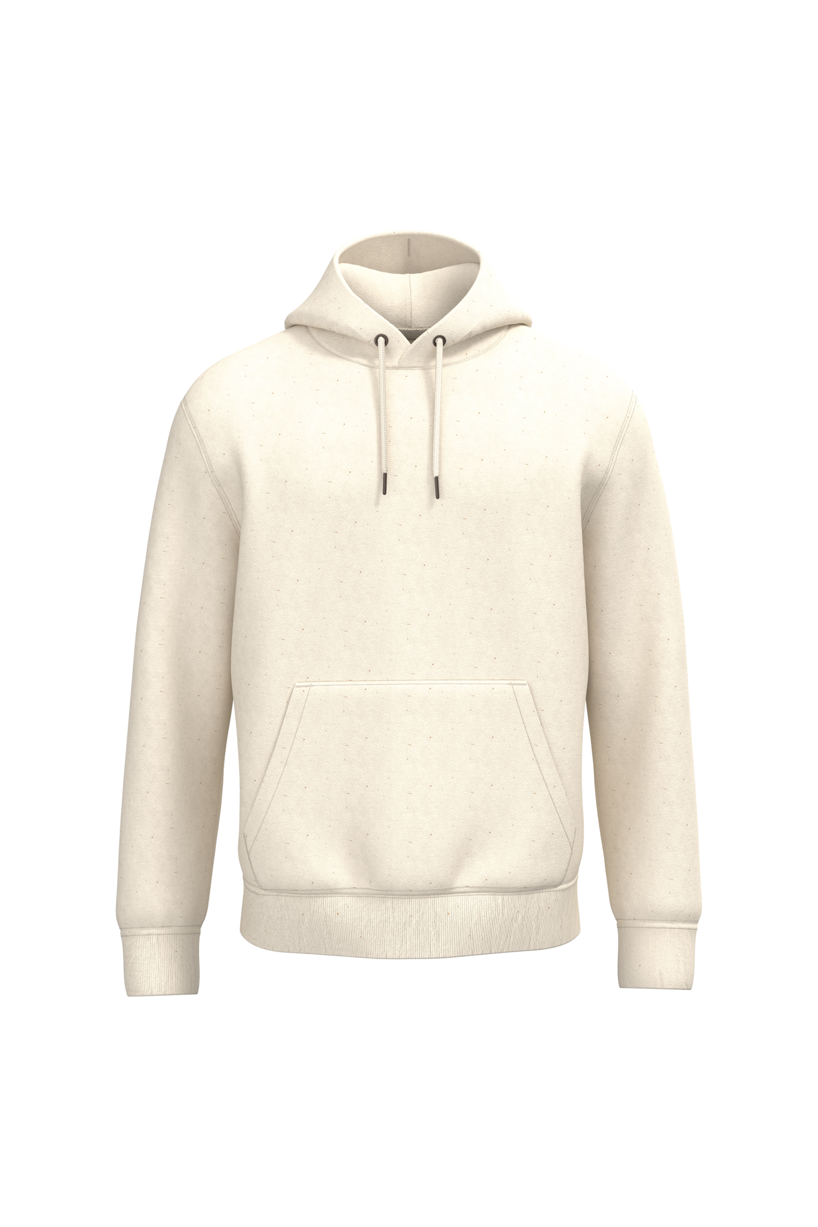 Sweatshirt sustentável com capuz unissexo - Natural cru