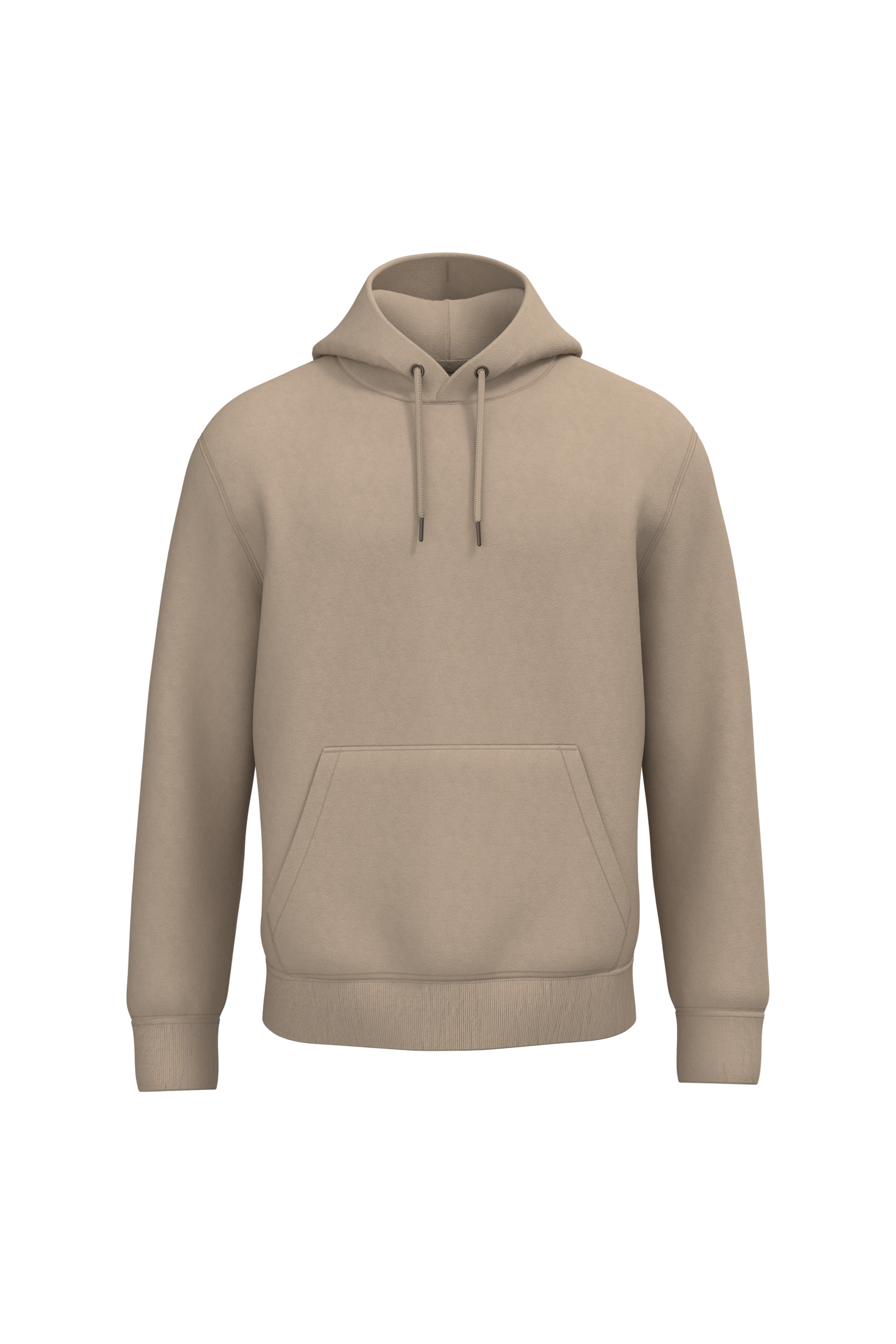 Sweatshirt sustentável com capuz unissexo - Areia molhada