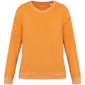 Sweatshirt sustentável em malha turca de senhora - Damasco