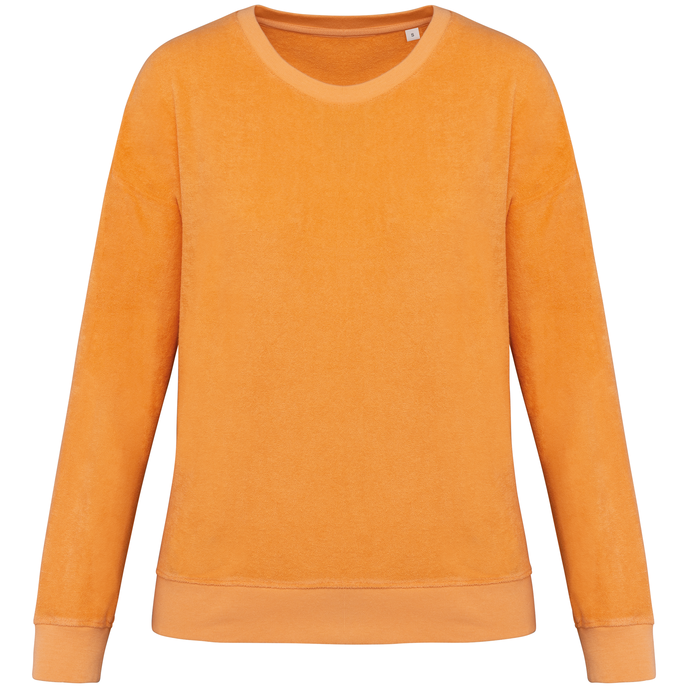 Sweatshirt sustentável em malha turca de senhora - Damasco