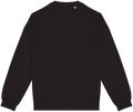 Sweatshirt sustentável oversize French Terry unissexo - Preto lavado