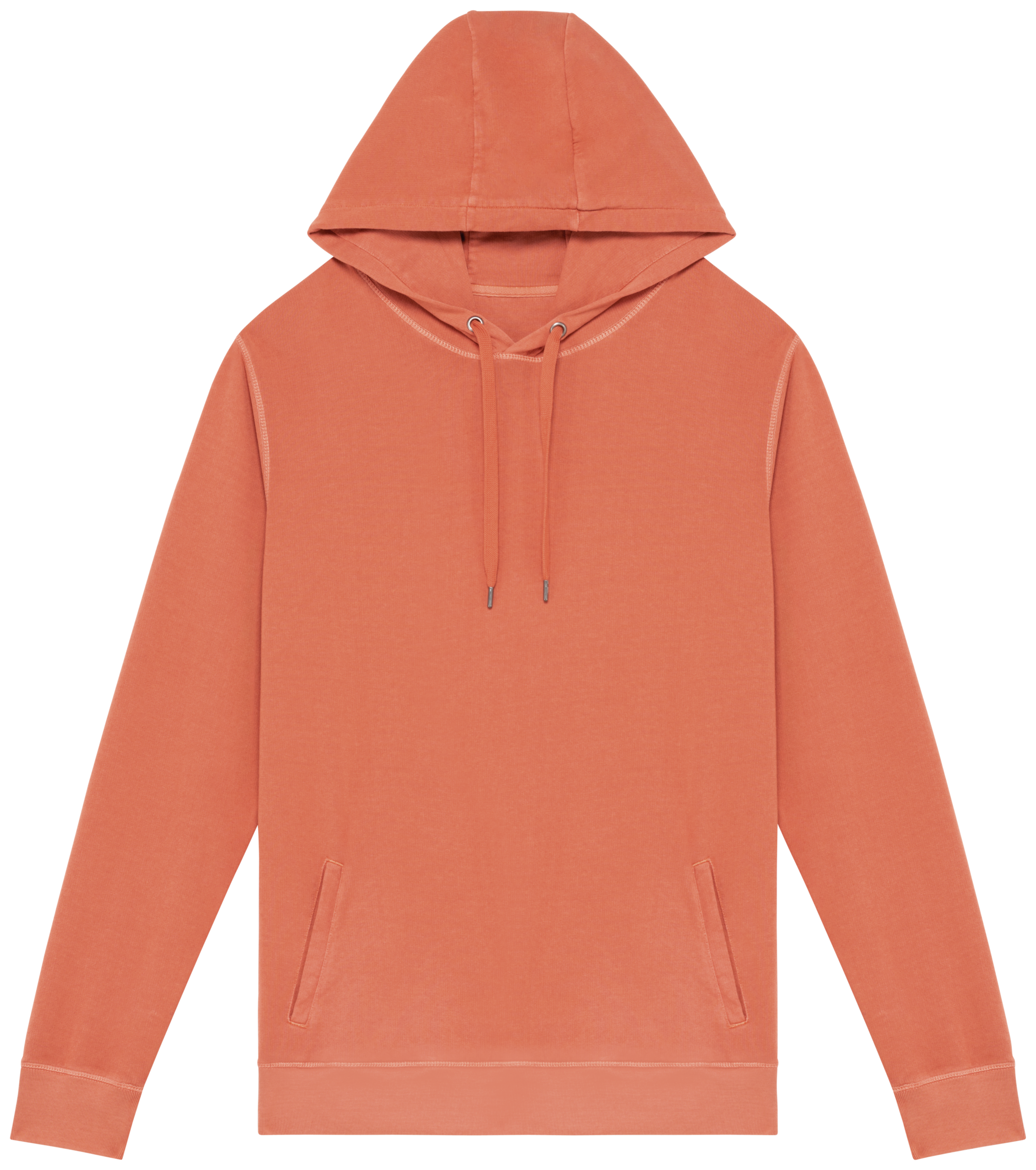 Sweatshirt sustentável com capuz French Terry unissexo - Pomelo lavado