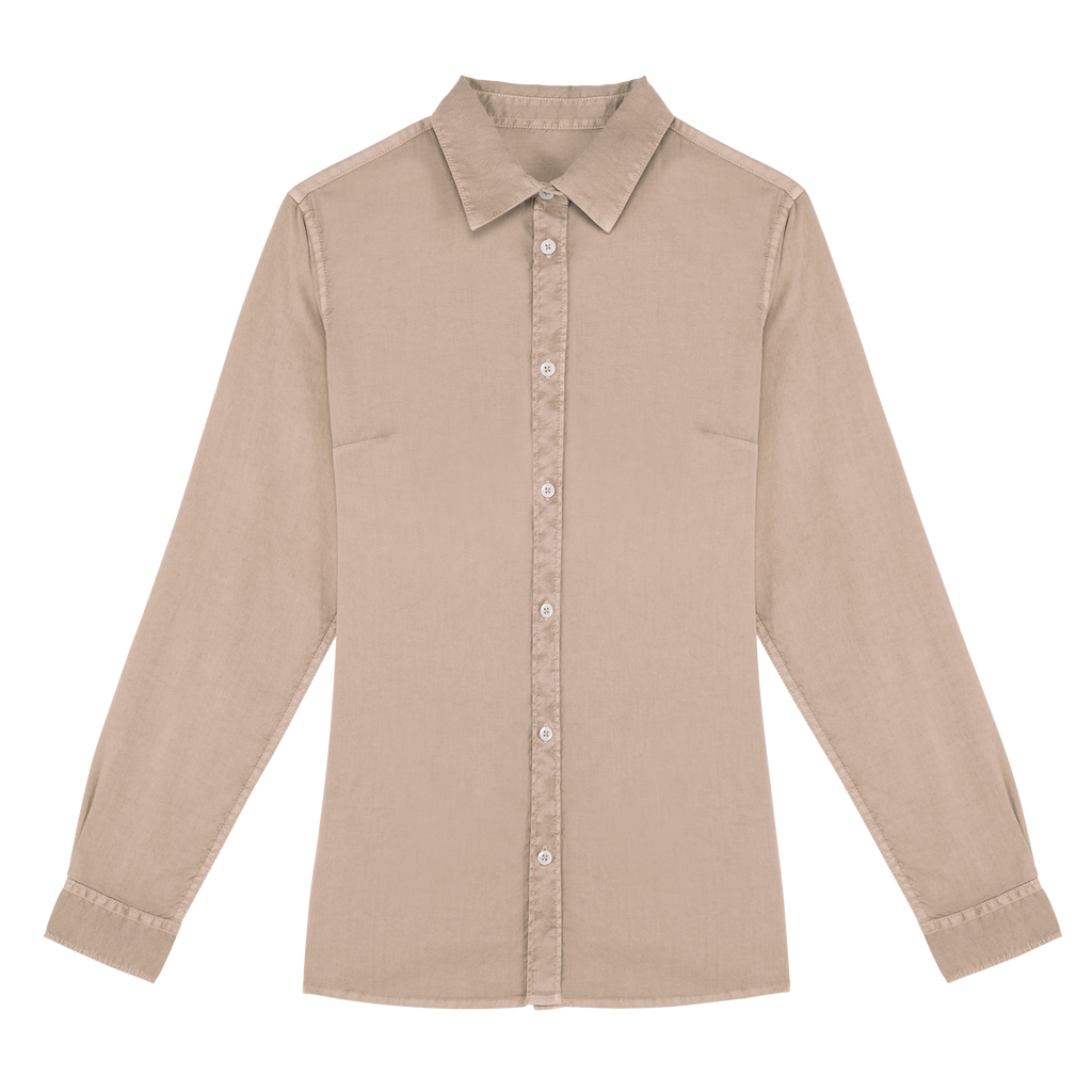 Camisas aspecto lavado eco-responàveis - Linho lavado