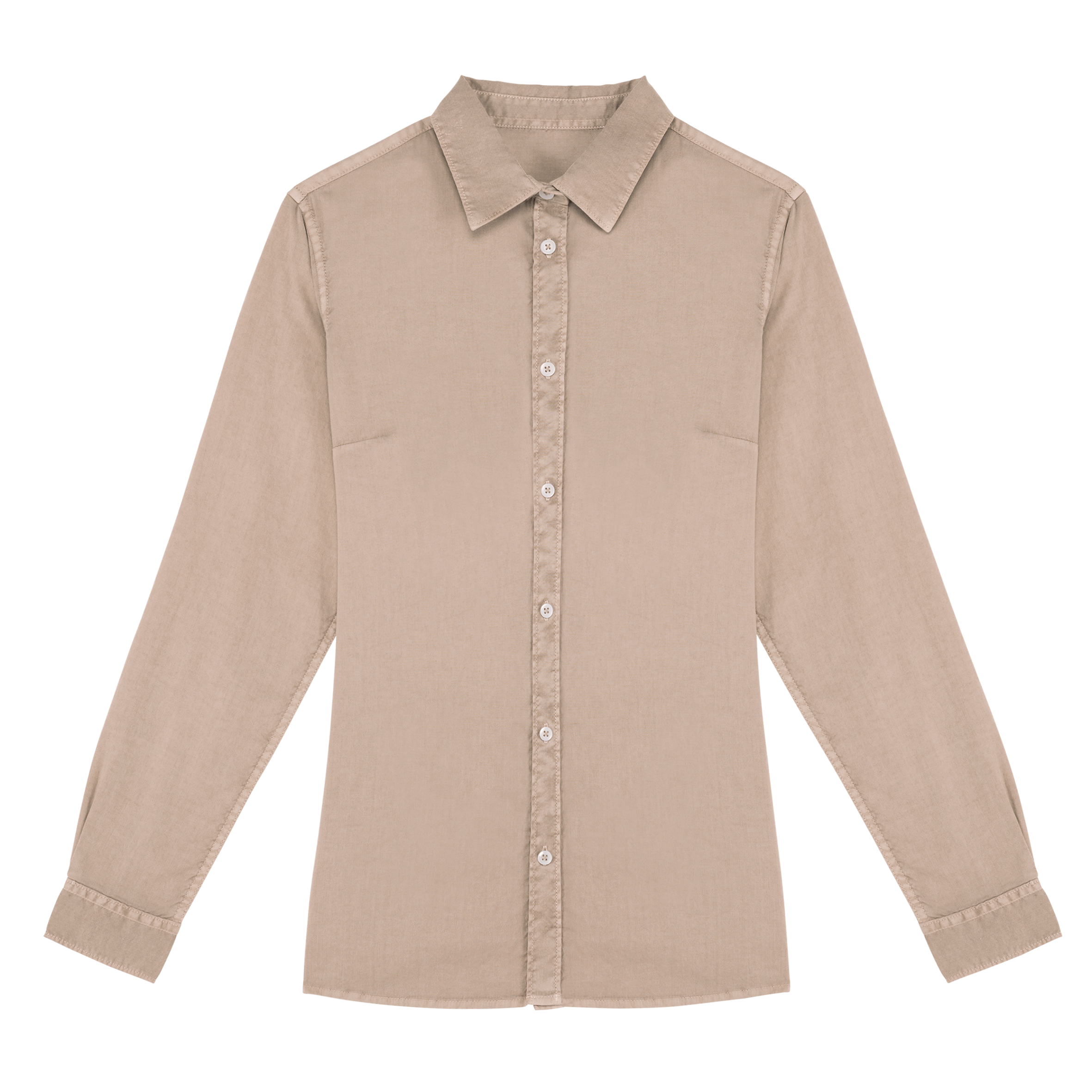 Camisas aspecto lavado eco-responàveis - Linho lavado